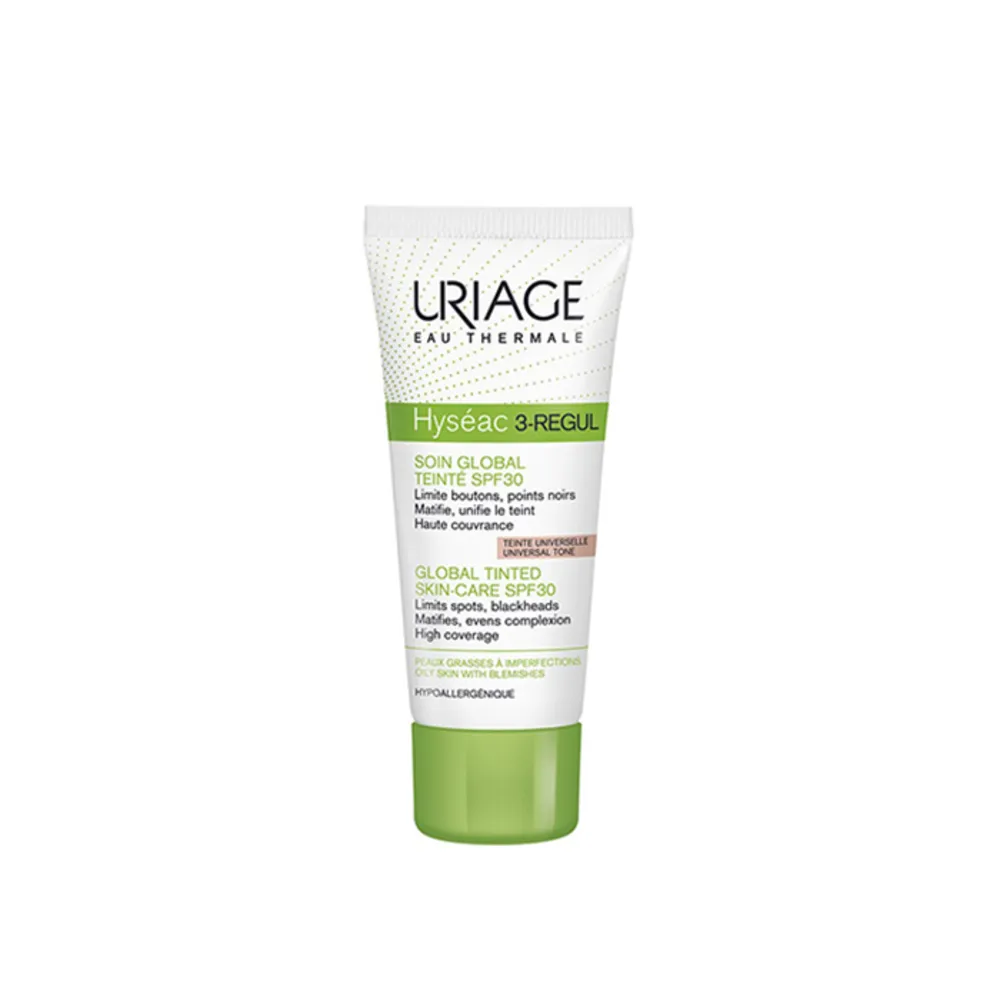 کرم ضد جوش قوی هیسه اک 3 رگول رنگی URIAGE SPF30