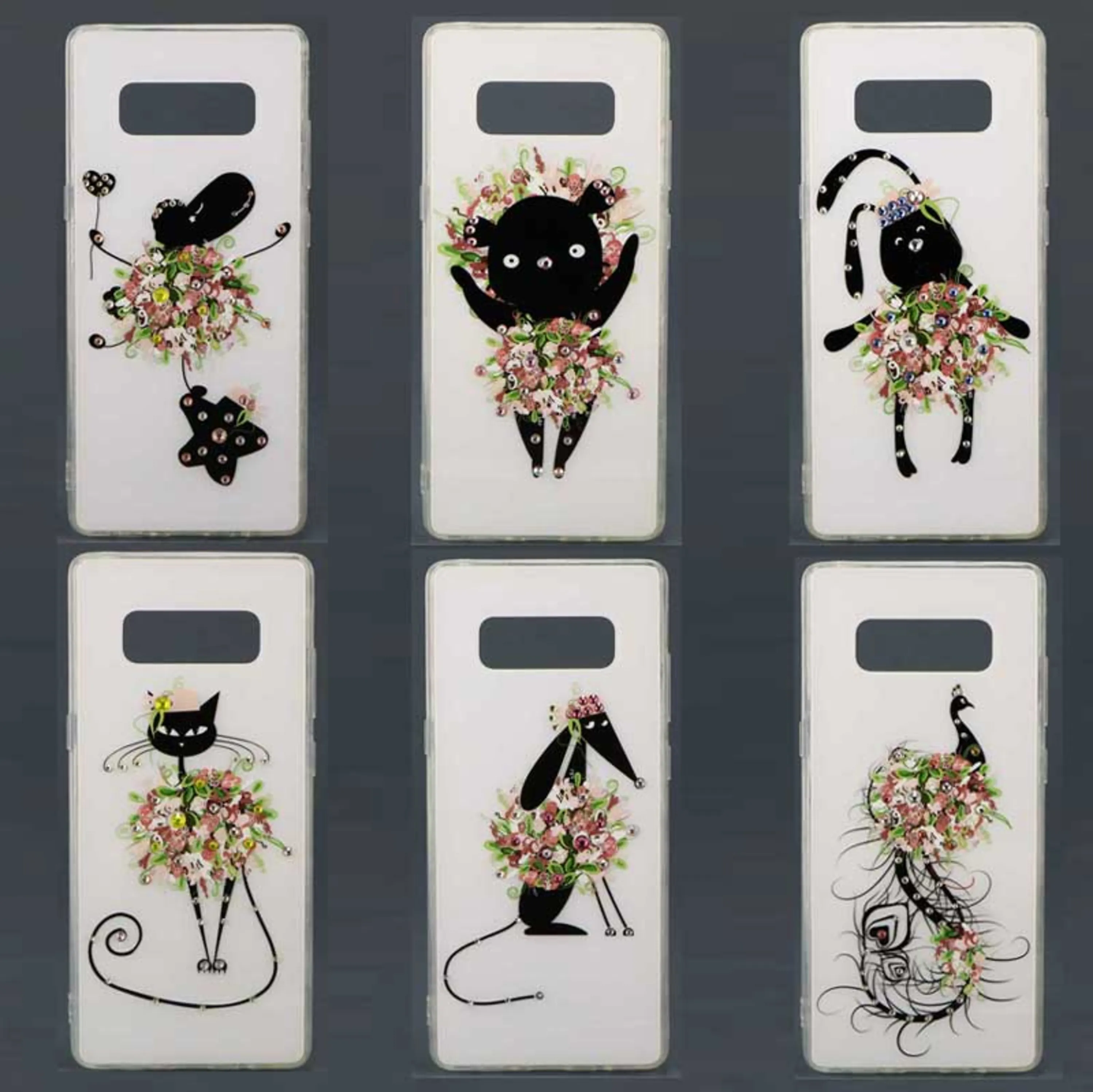 قاب فانتزی نگین دار Younicou Samsung Note 8 قاب فانتزی نگین دار Younicou Samsung Note 8