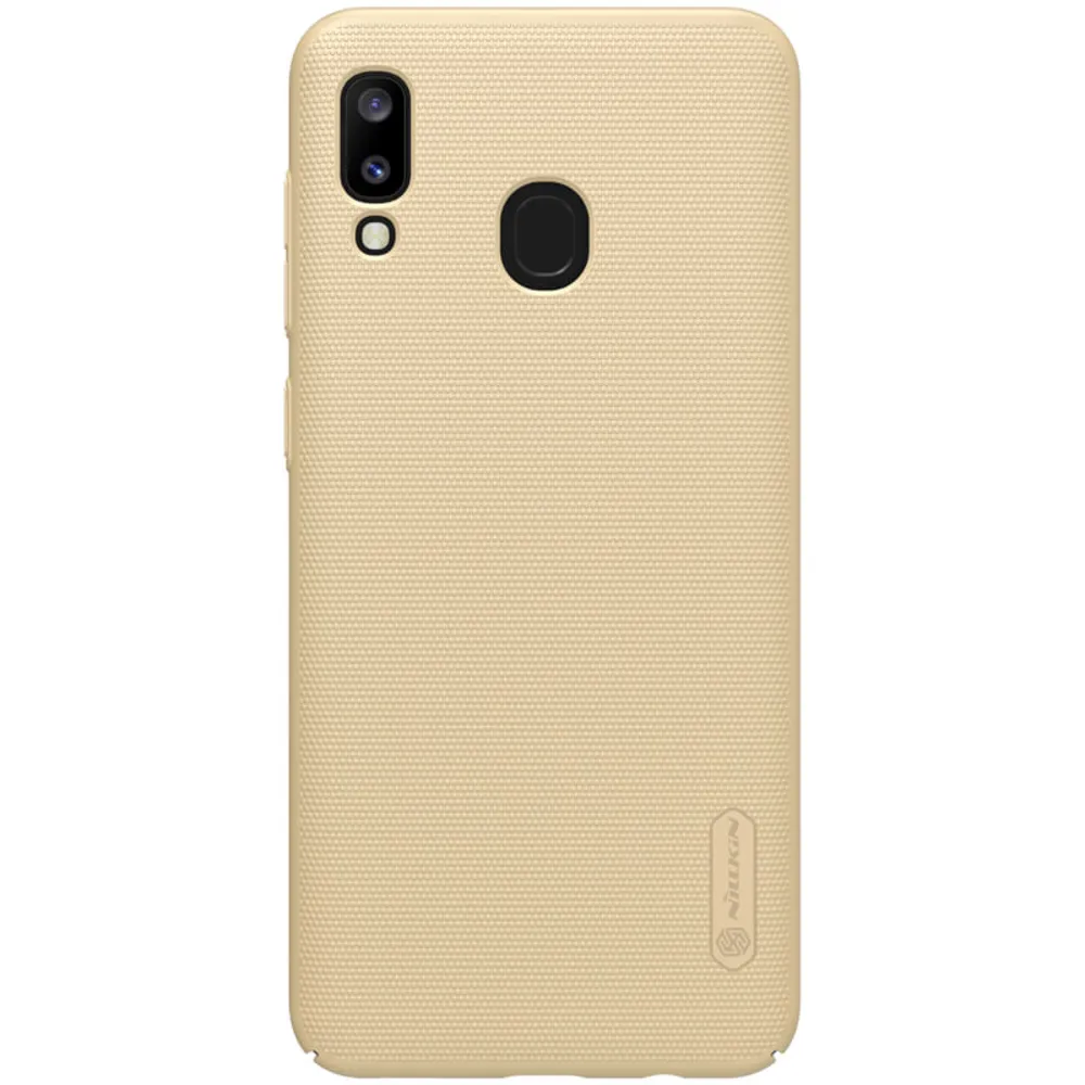 قاب اورجینال ضدضربه Super Frosted نیلکین Samsung A20 + استند