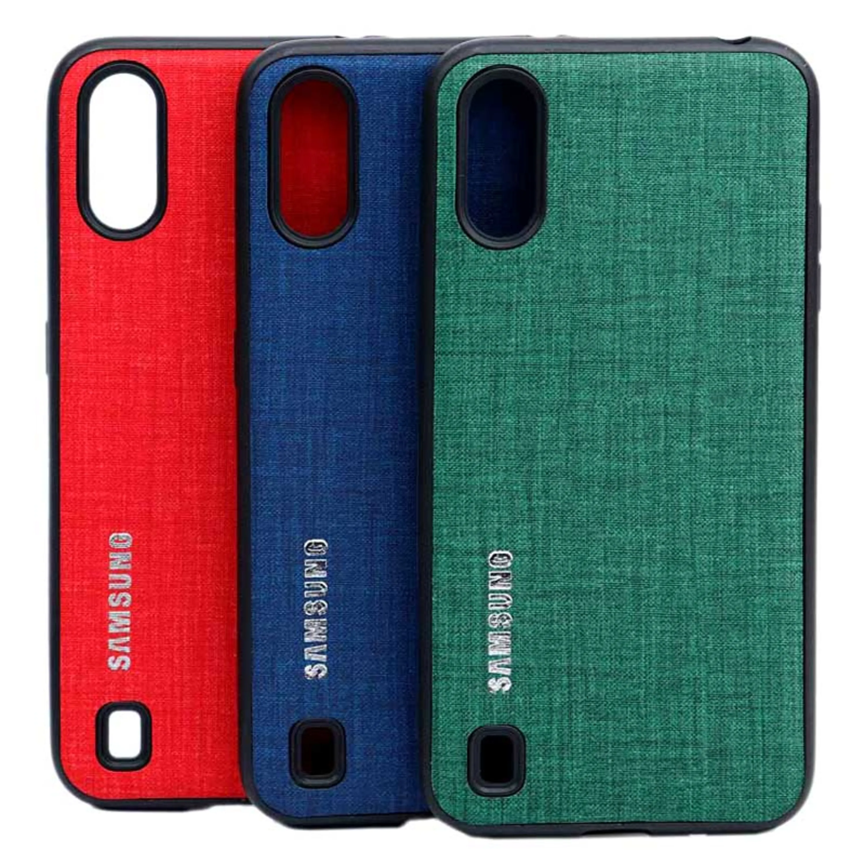 قاب چرمی نانو پارچه ای Samsung A01 قاب چرمی نانو پارچه ای Samsung A01