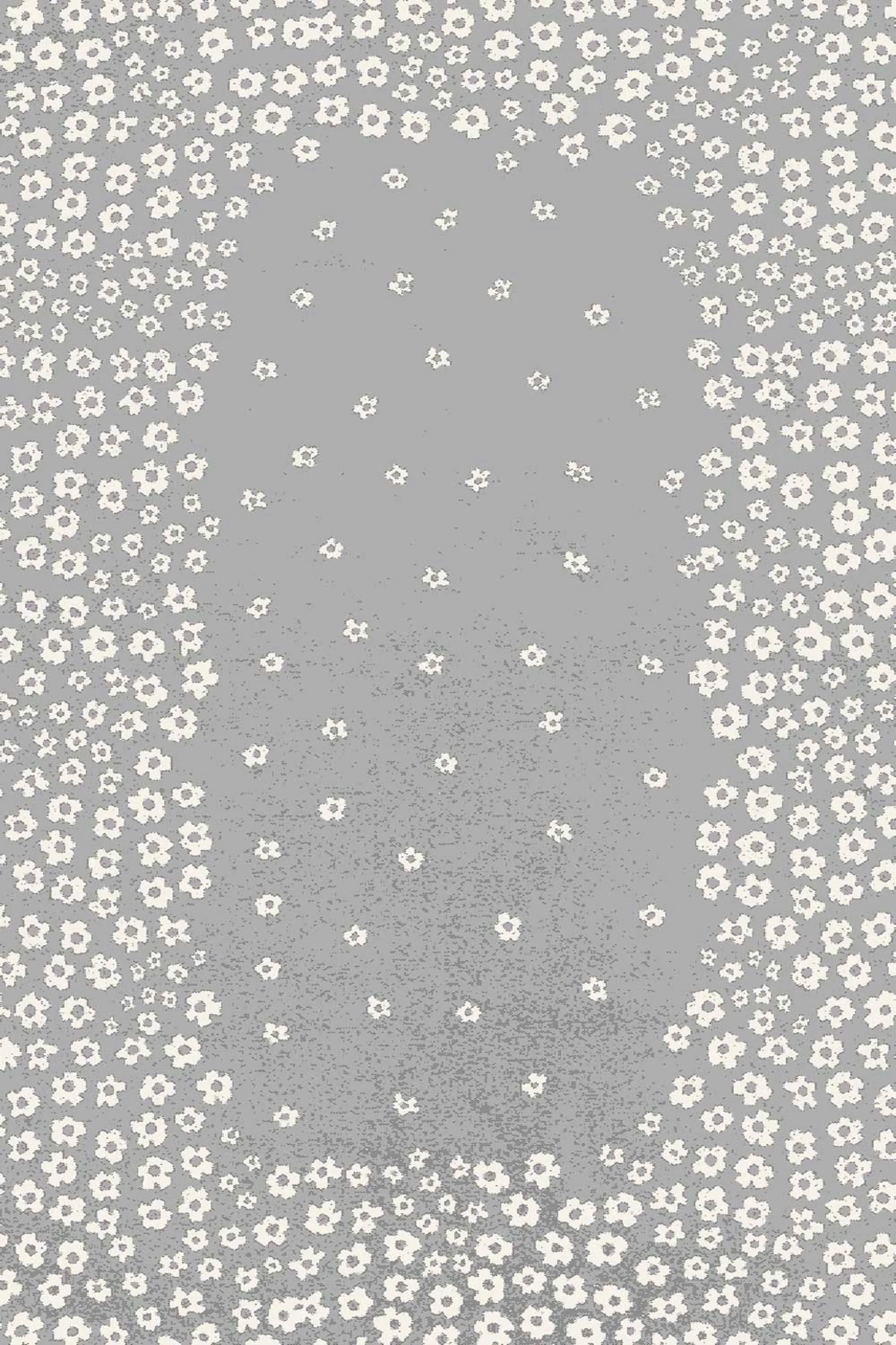 فرش طرح 4007 نقره ای کلکسیون ویژن