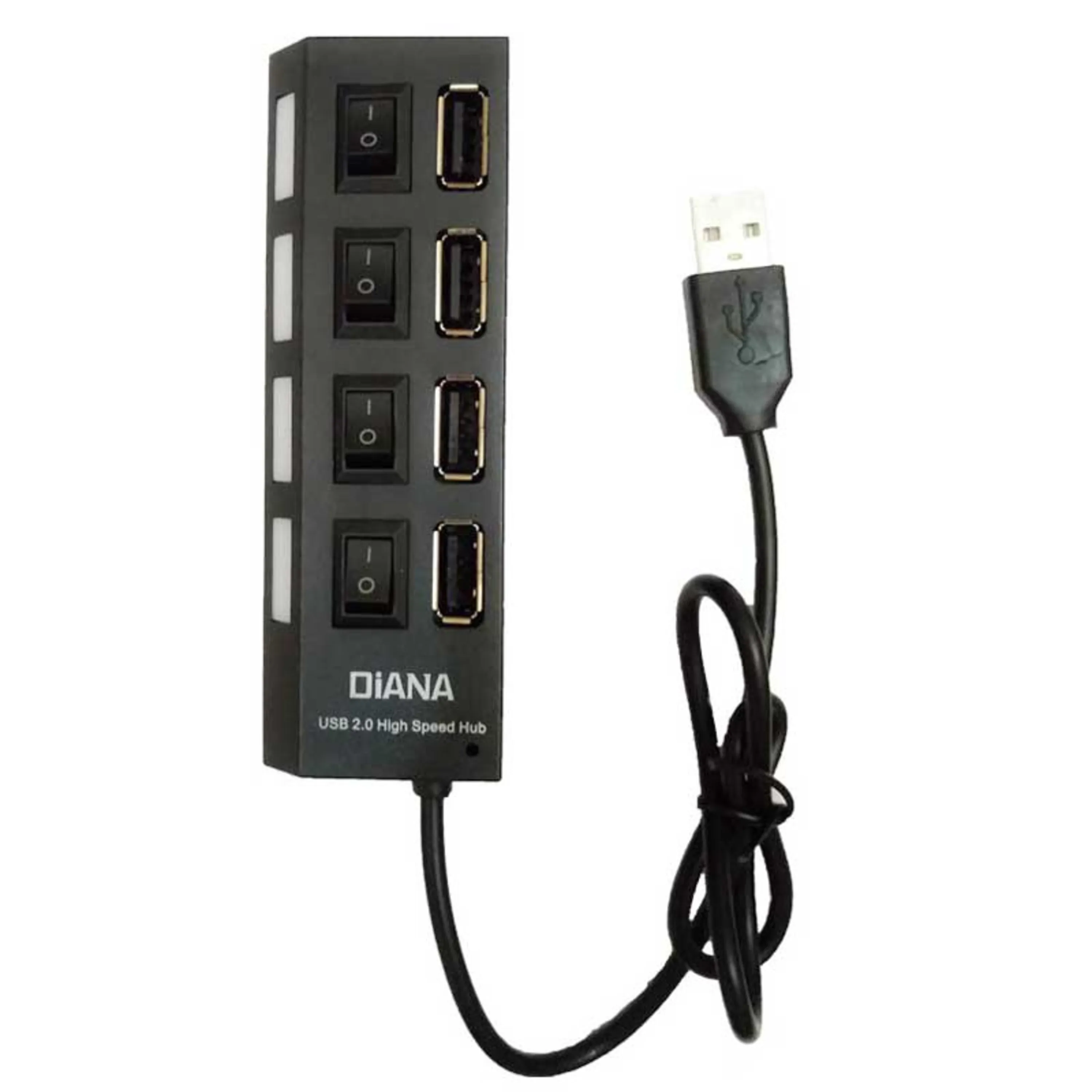 هاب 4Port USB2.0 کلید دار هاب 4Port USB2.0 کلید دار