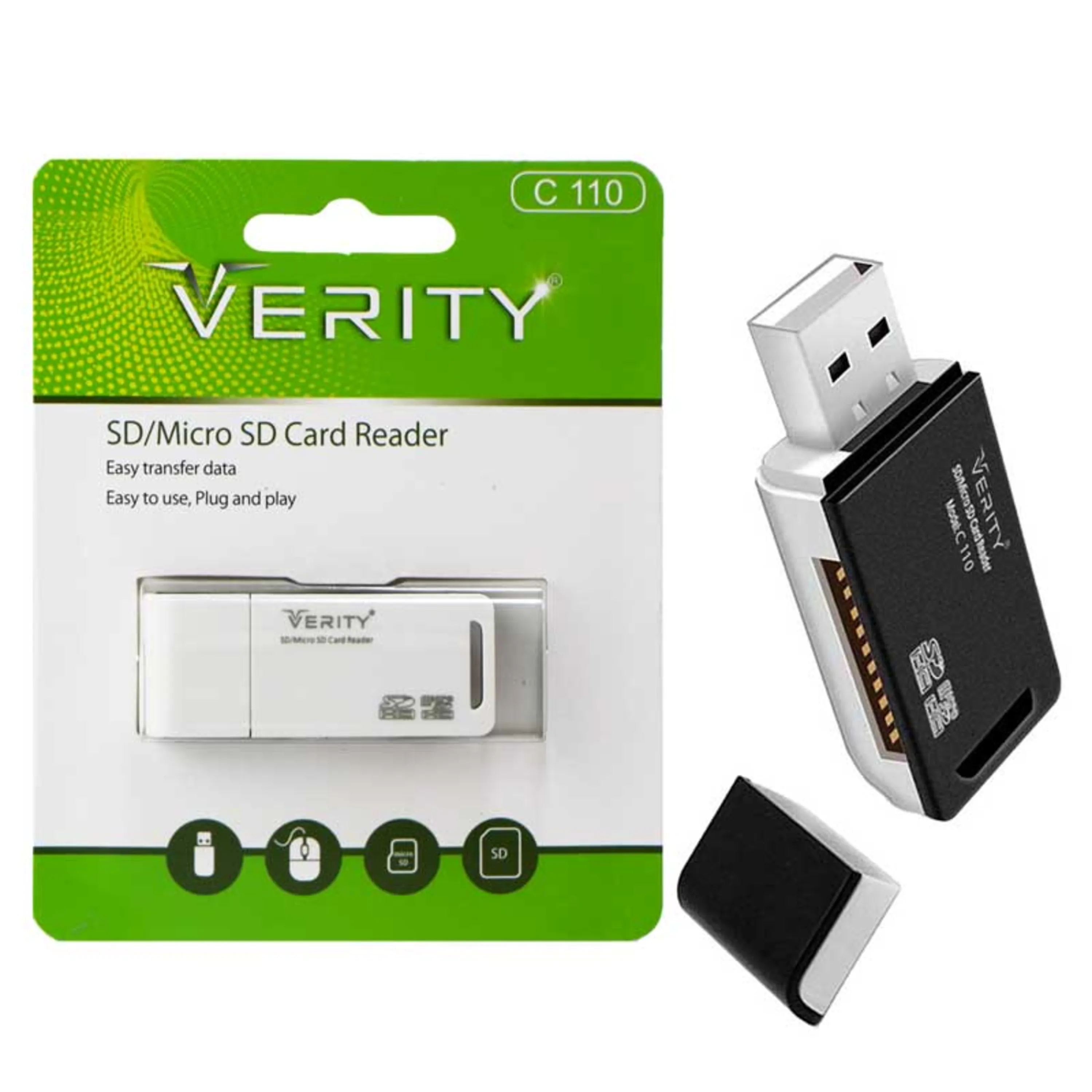 رم ریدر همه کاره Verity C 110 رم ریدر همه کاره Verity C 110