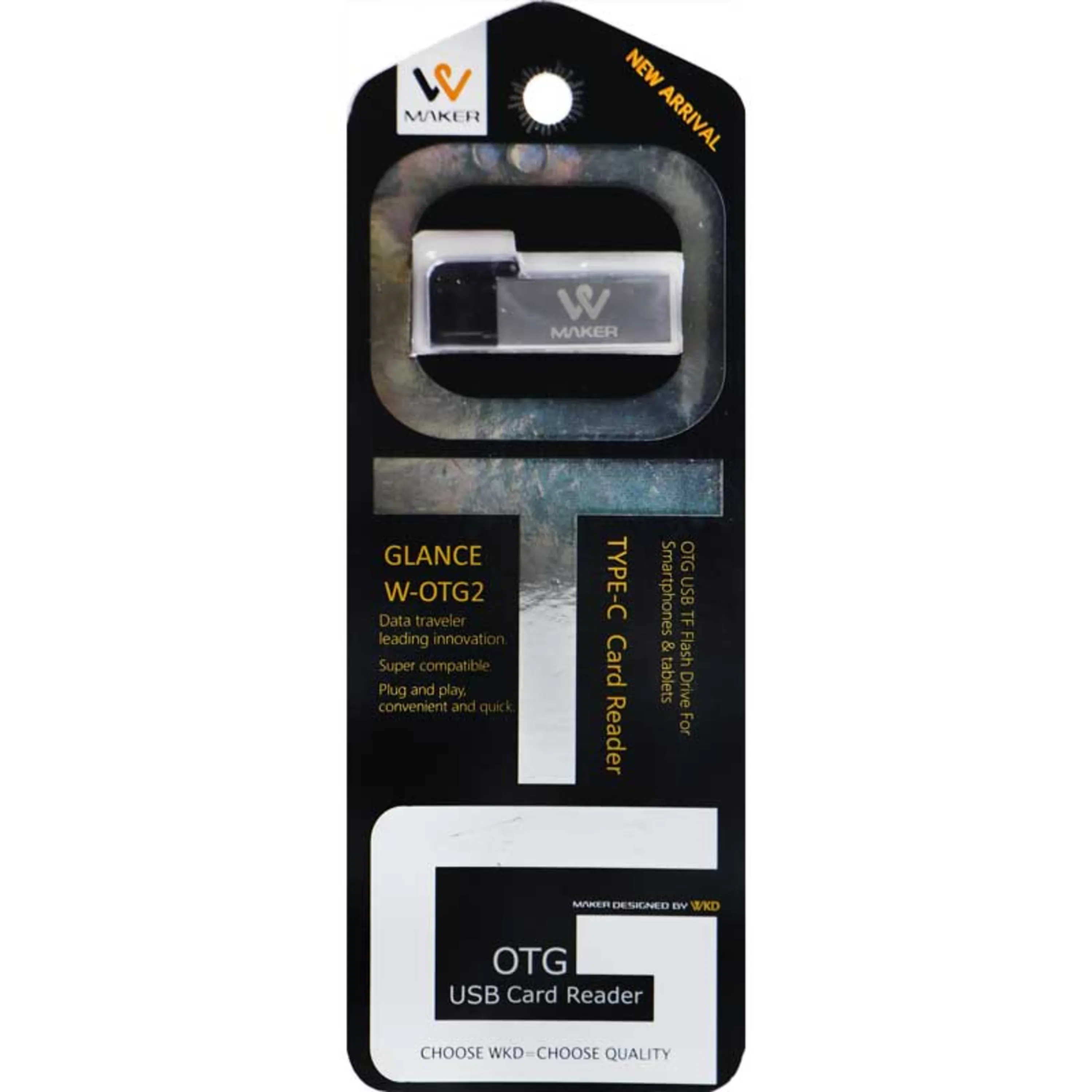 رم ریدر تک کاره Maker Glance W-OTG2 Type-C رم ریدر تک کاره Maker Glance W-OTG2 Type-C