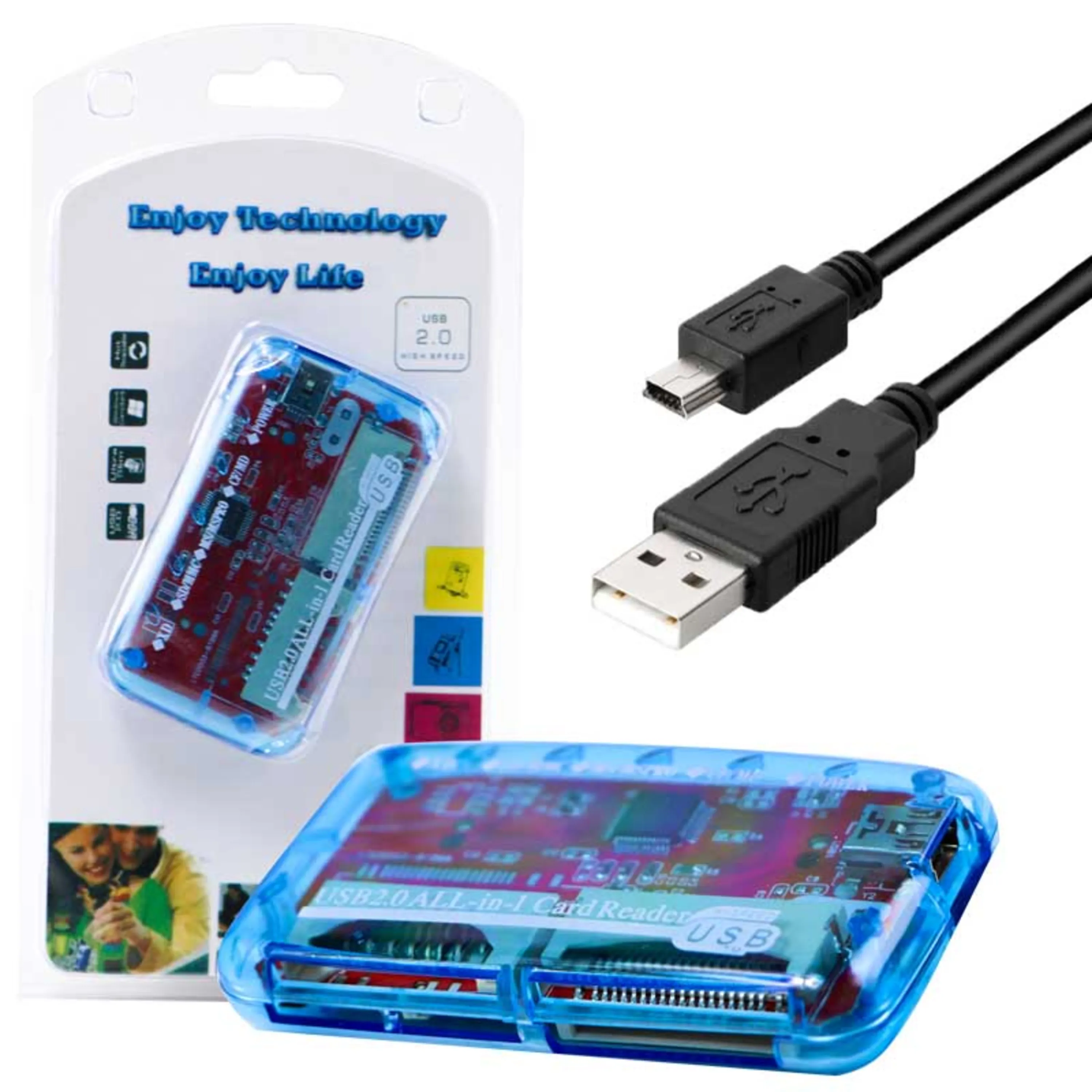 رم ریدر همه کاره All in one کابل دار رم ریدر همه کاره All in one کابل دار