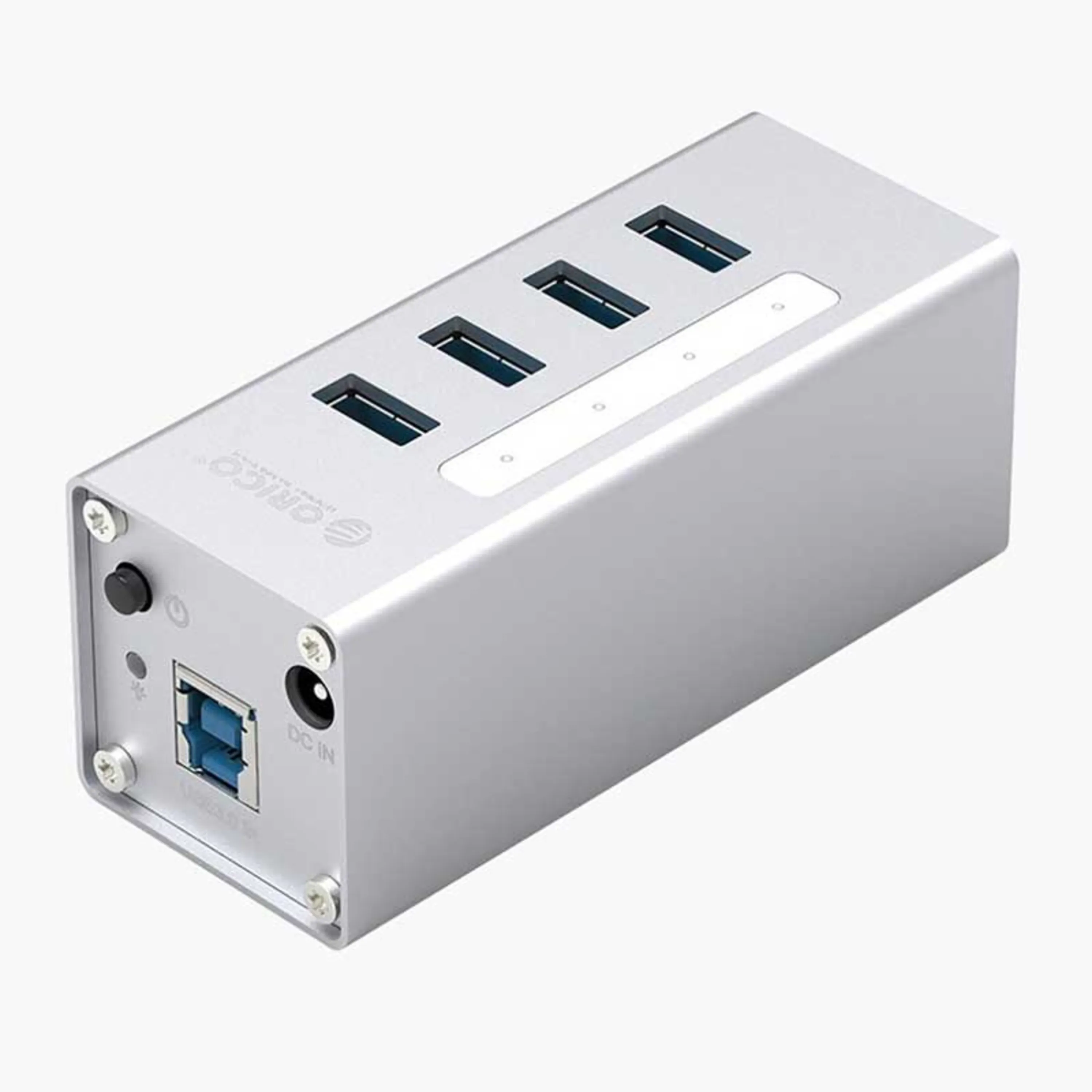 هاب اوریکو Orico A3H4-V2 USB3.0 4Port نقره ای هاب اوریکو Orico A3H4-V2 USB3.0 4Port نقره ای