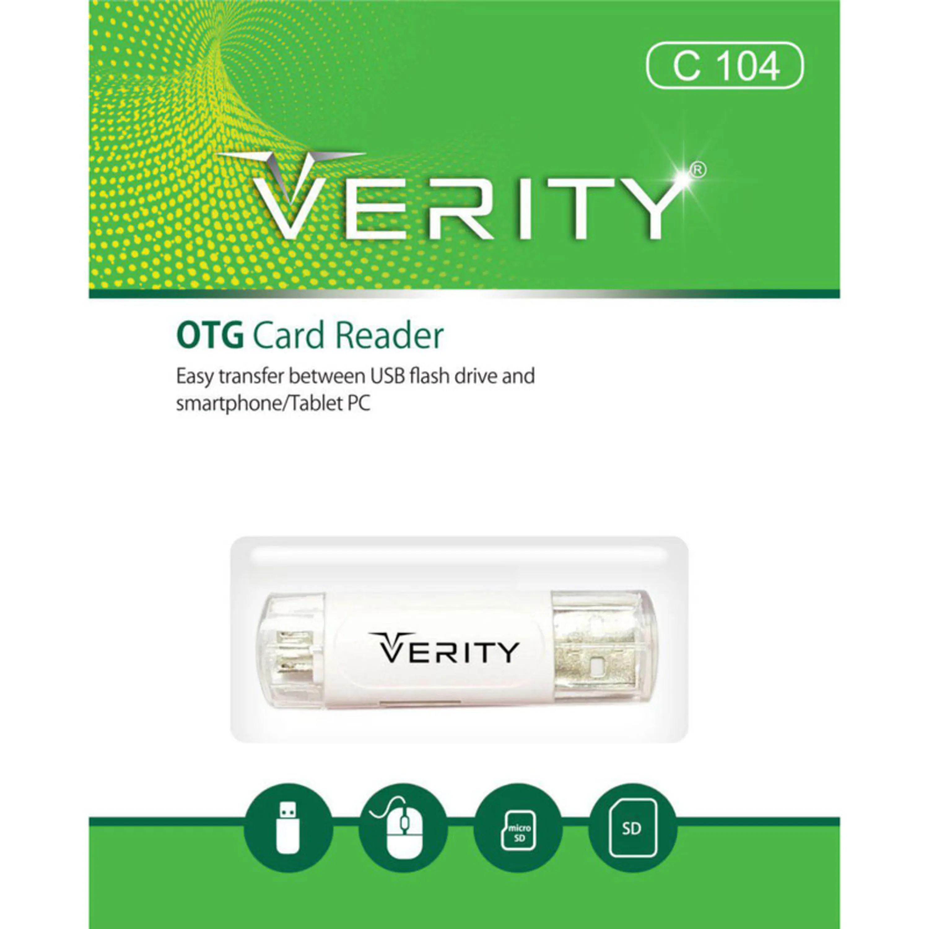 رم ریدر VERITY C104 OTG رم ریدر VERITY C104 OTG