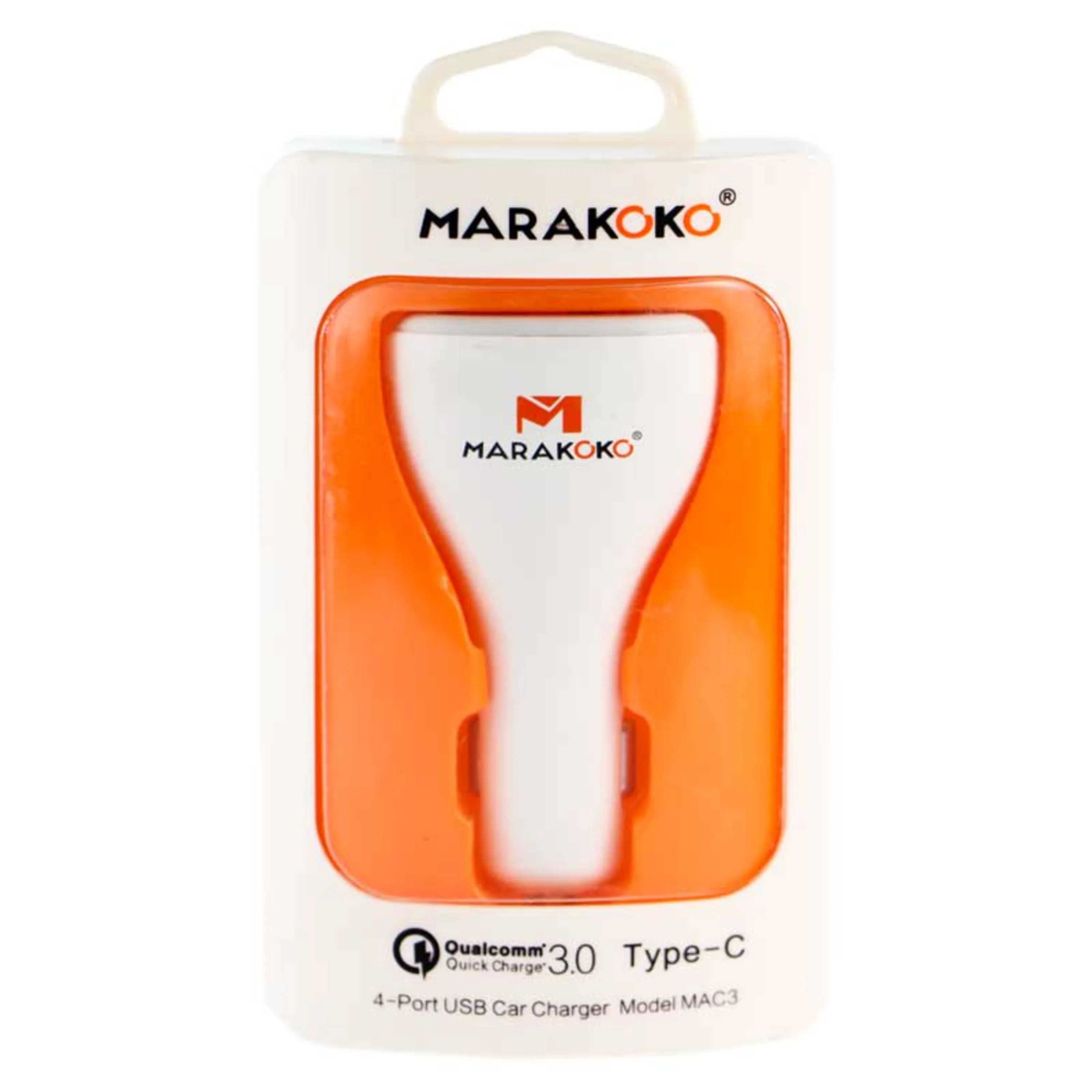 شارژر فندکی فست شارژ Marakoko Mac3 4Port شارژر فندکی فست شارژ Marakoko Mac3 4Port