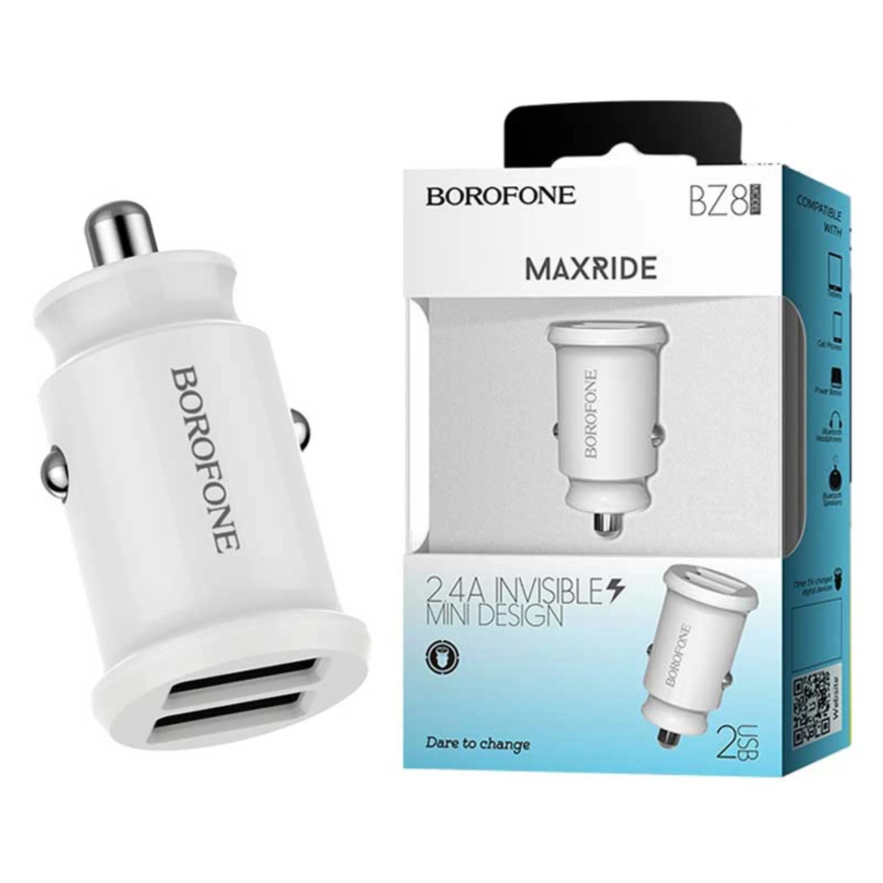 شارژر فندکی Borofone MaxRide BZ8 شارژر فندکی Borofone MaxRide BZ8