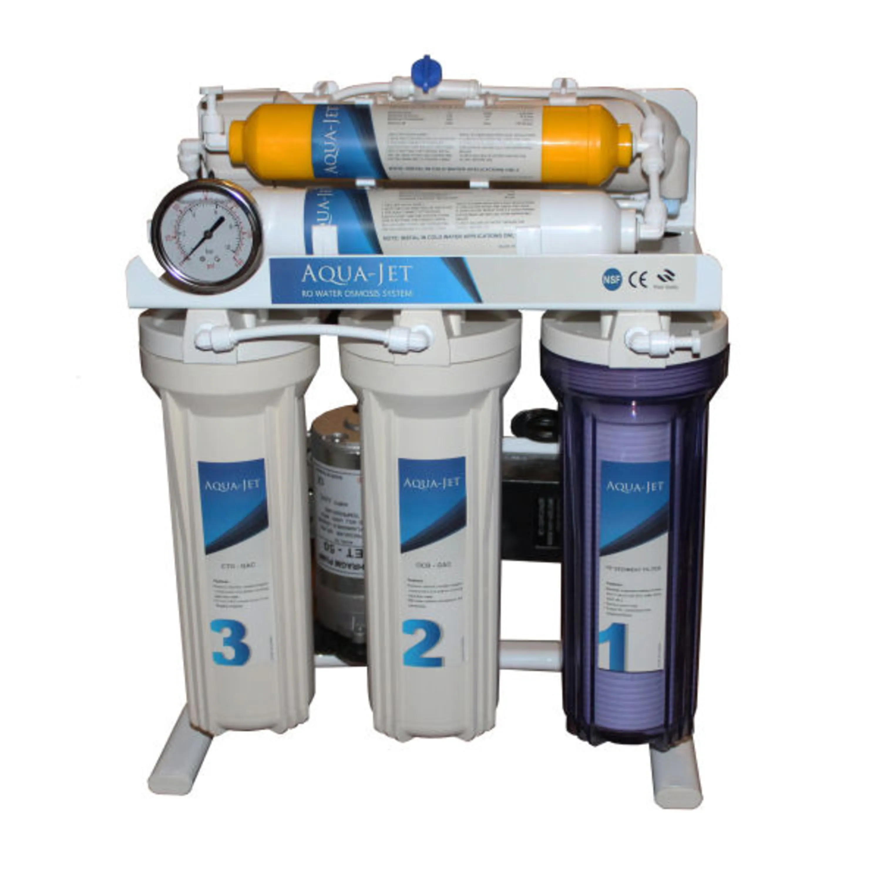 دستگاه تصفیه کننده آب خانگی آکوا جت مدل J880+سه عدد فیلتر