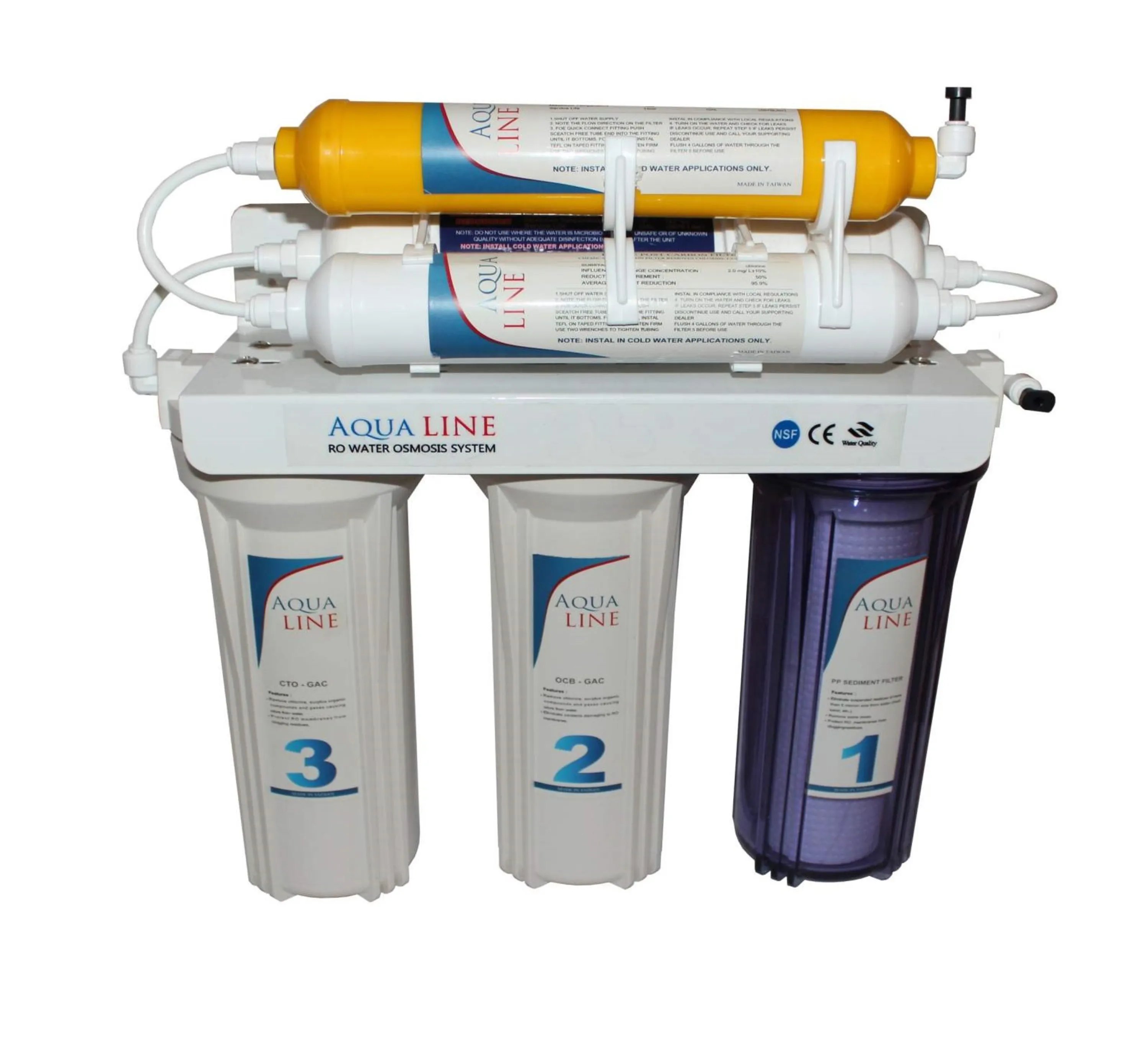 دستگاه تصفیه کننده آب آکوا لاین مدل UF6+سه عدد فیلتر دستگاه تصفیه کننده آب آکوا لاین مدل UF6+سه عدد فیلتر