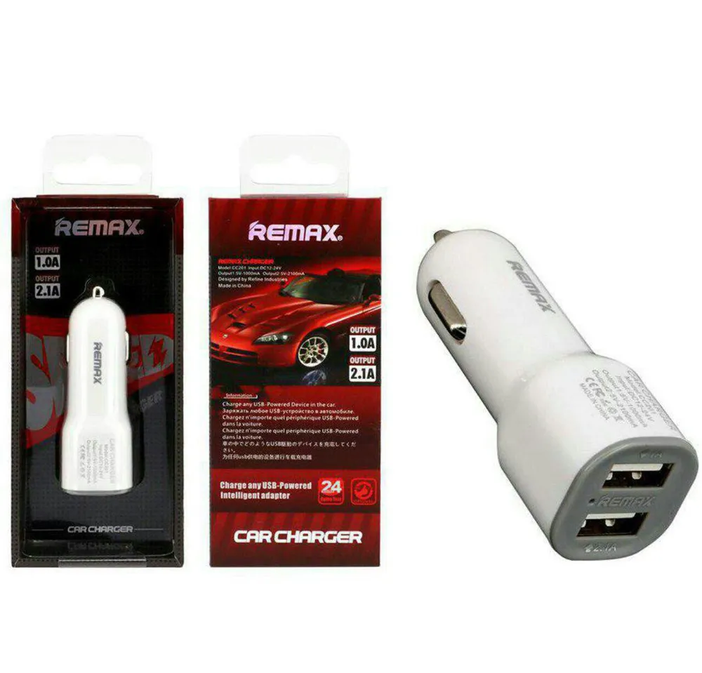 شارژر فندکی پک چوبی Remax CC201 2Port