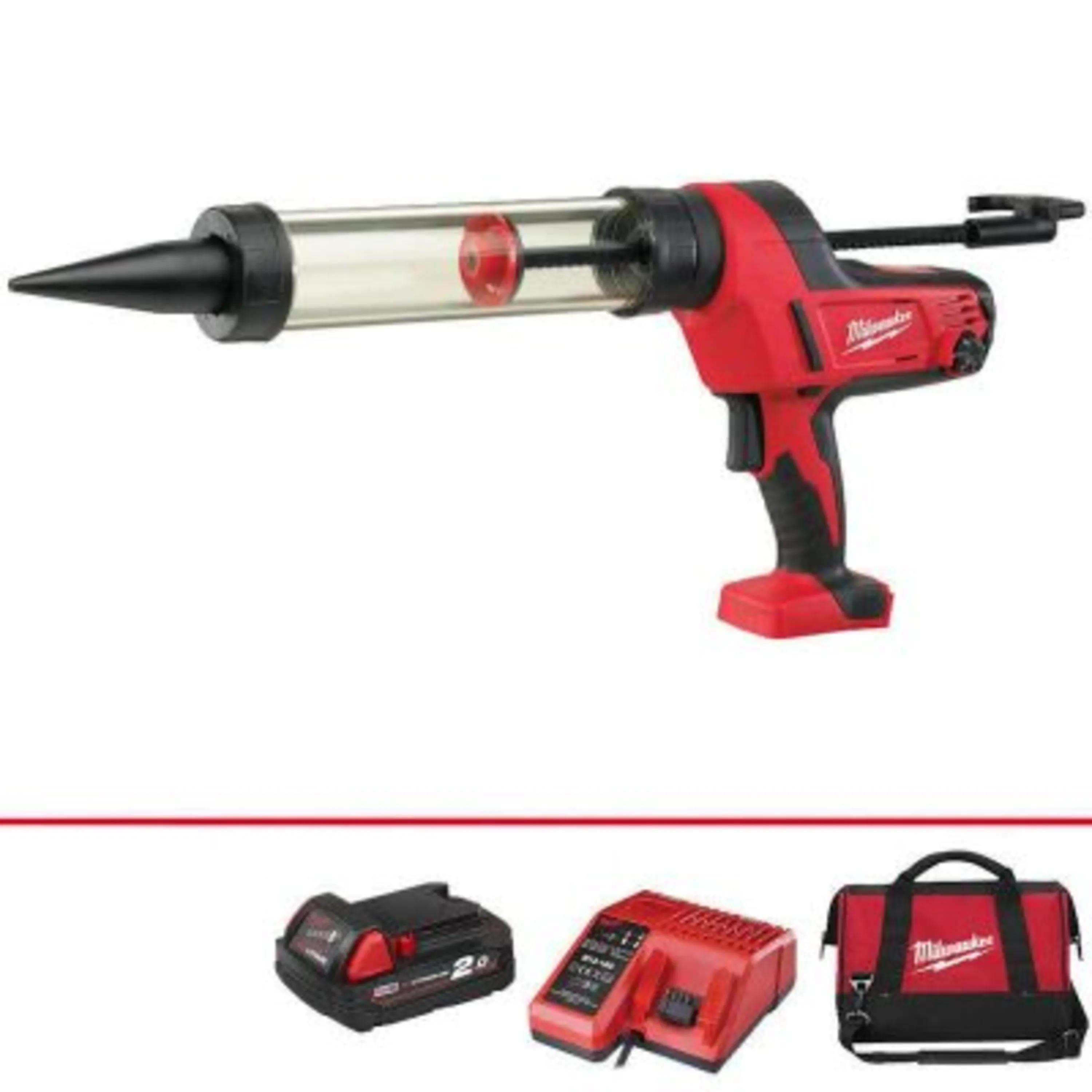 چسب زن شارژی میلواکی C18PCG/400T-201