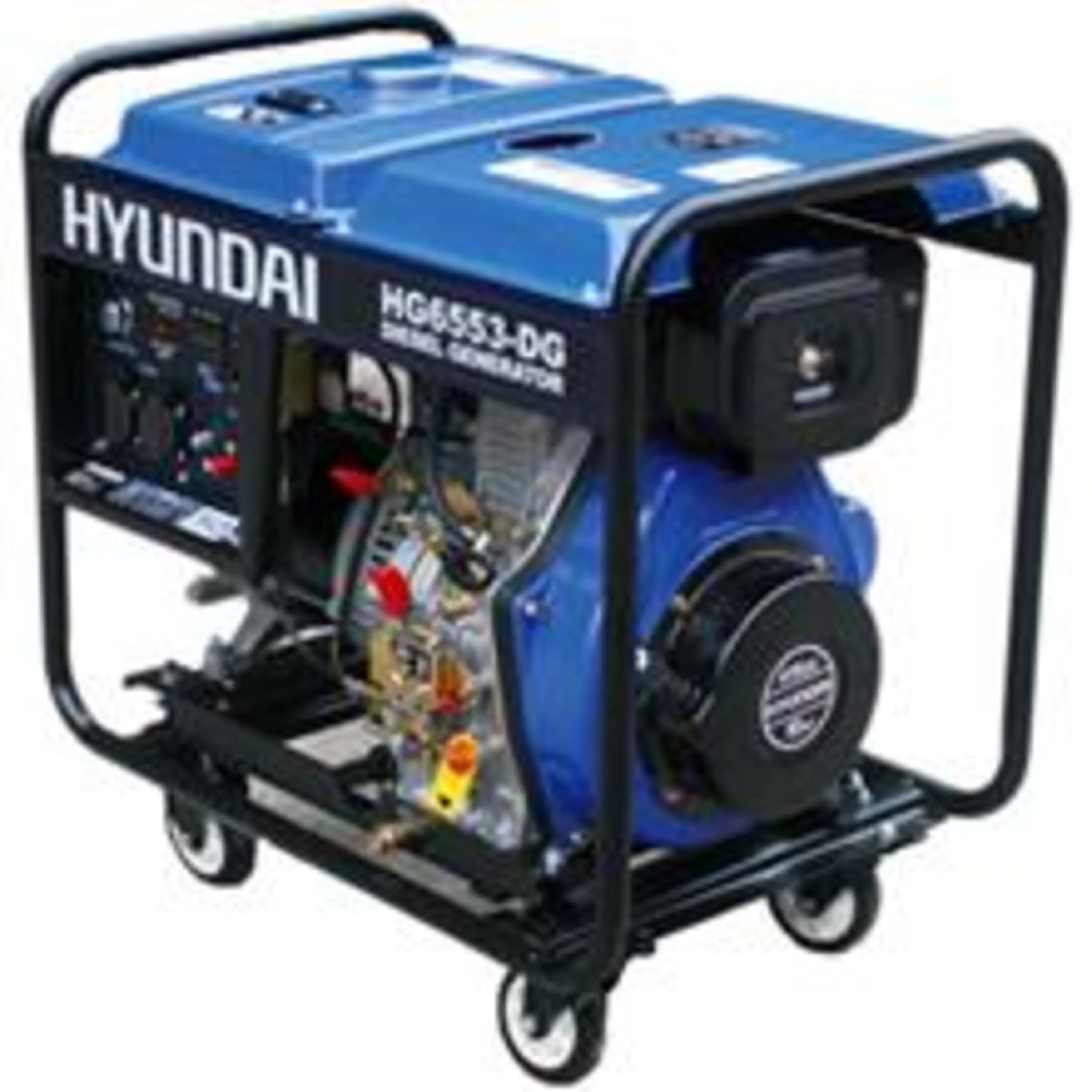 موتور برق 5/5کیلو وات گازوئیلی هیوندای مدل HG6553-DG موتور برق 5/5کیلو وات گازوئیلی هیوندای مدل HG6553-DG