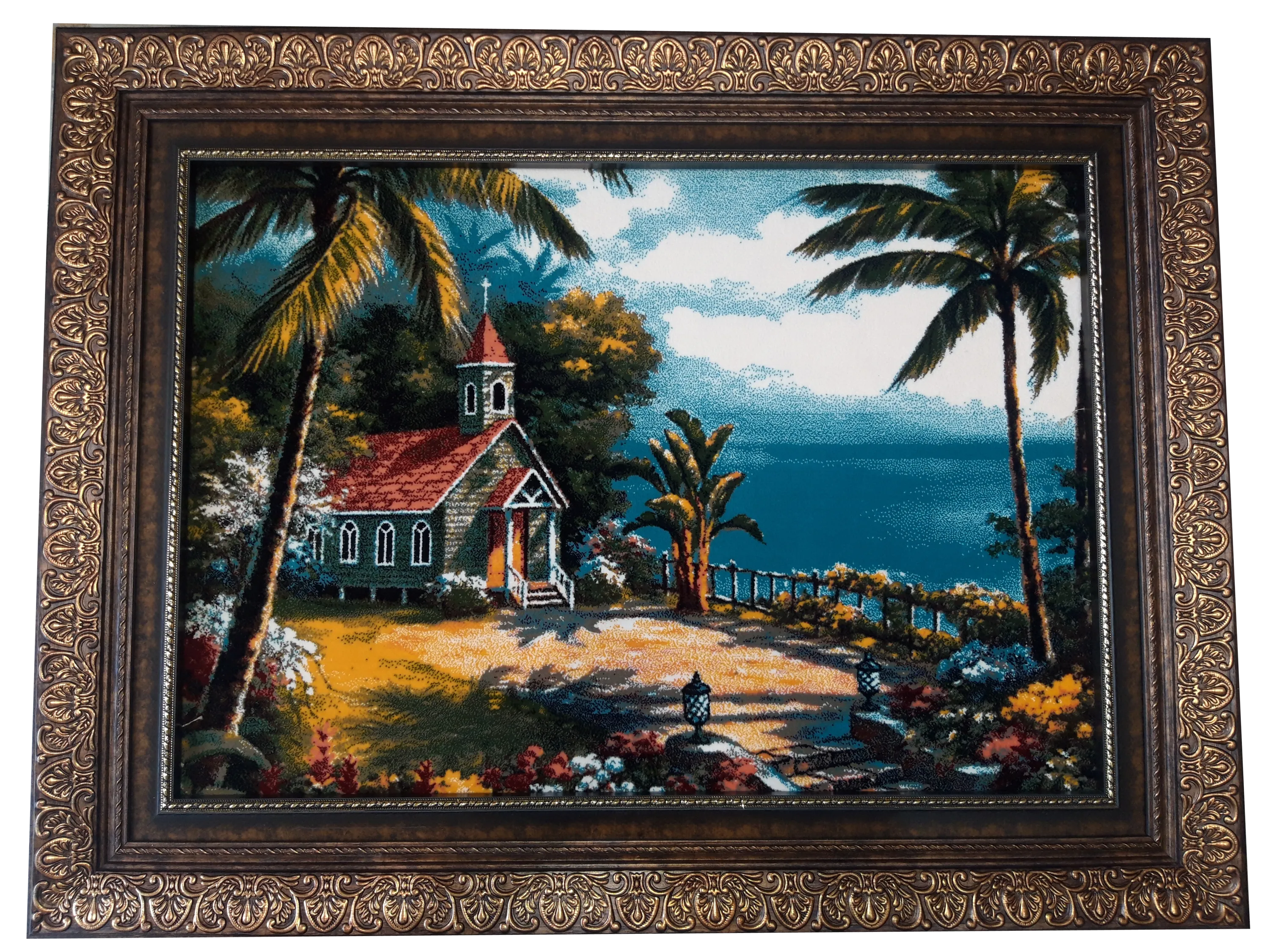 ویرایش کالا - تابلو فرش ماشینی منظره -کلیسا ویرایش کالا - تابلو فرش ماشینی منظره -کلیسا