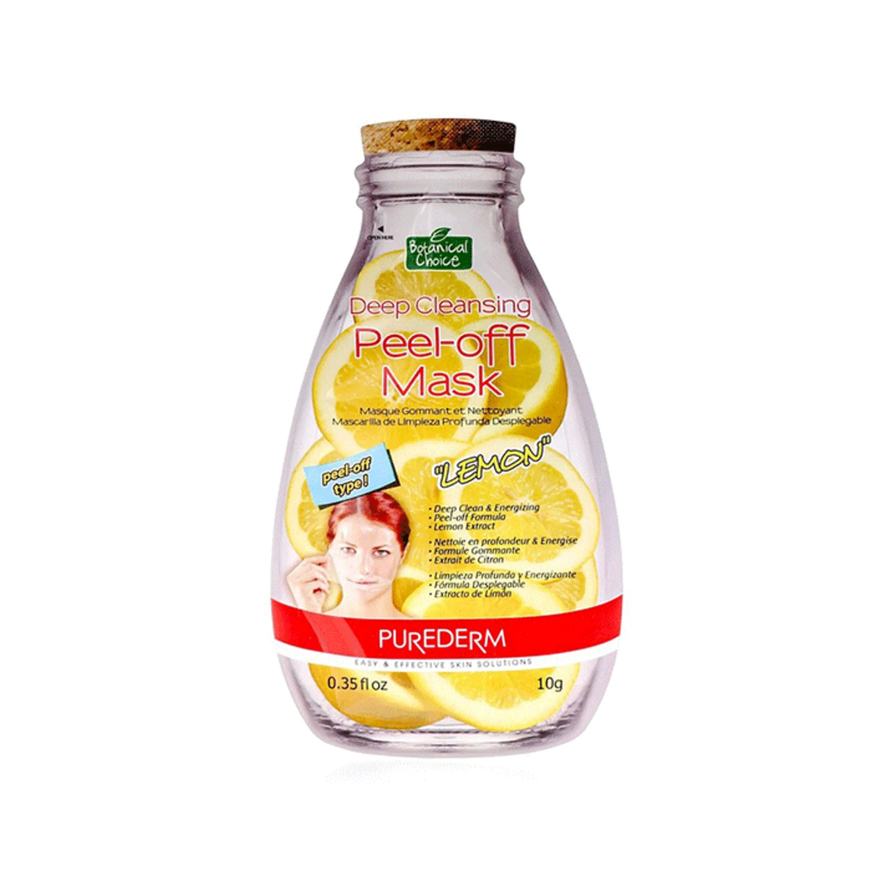 ماسک صورت لایه بردار لیمو ترش Purederm ماسک صورت لایه بردار لیمو ترش Purederm