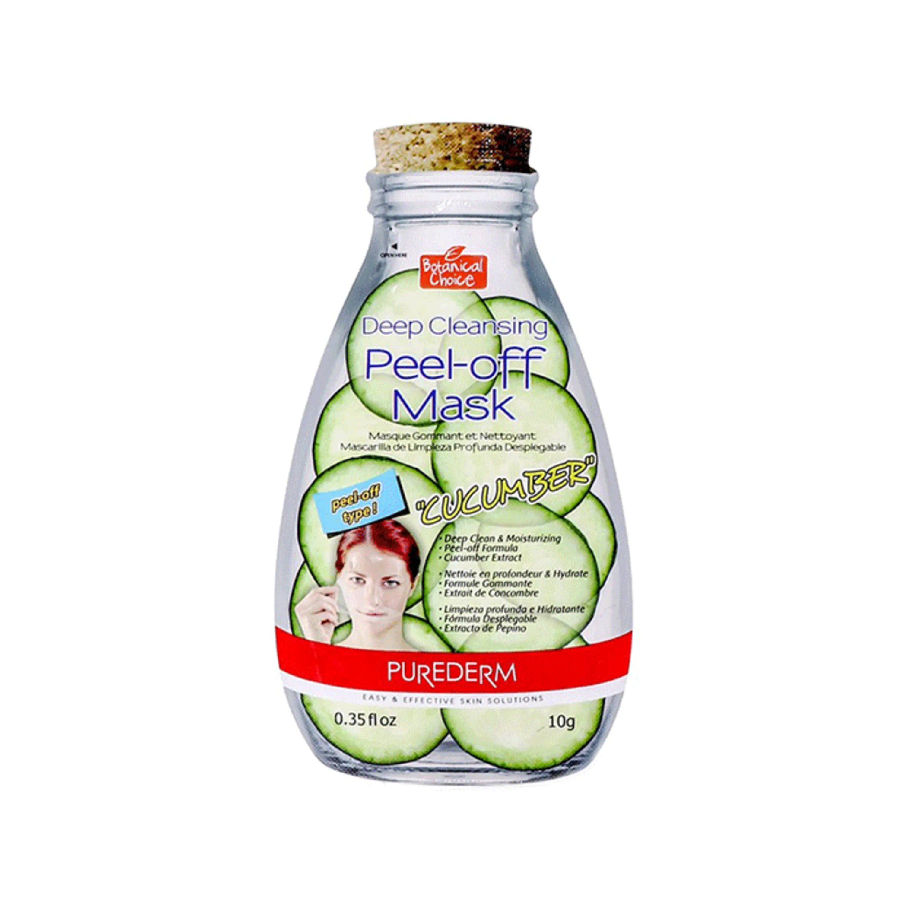 ماسک صورت لایه بردار خیار Purederm