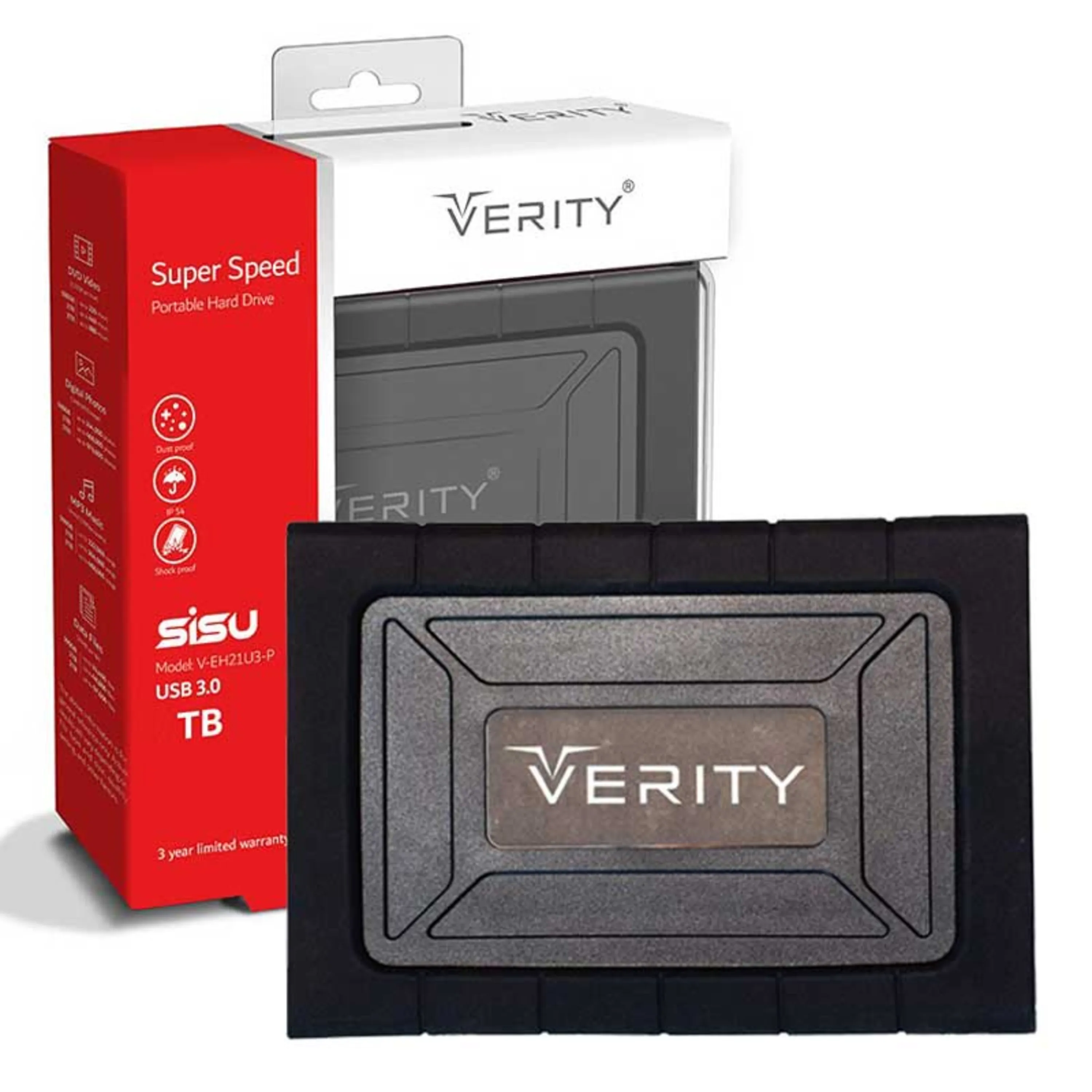 هارد اکسترنال وریتی Verity V-EH21U3-P SiSU HDD USB3.0 2TB هارد اکسترنال وریتی Verity V-EH21U3-P SiSU HDD USB3.0 2TB
