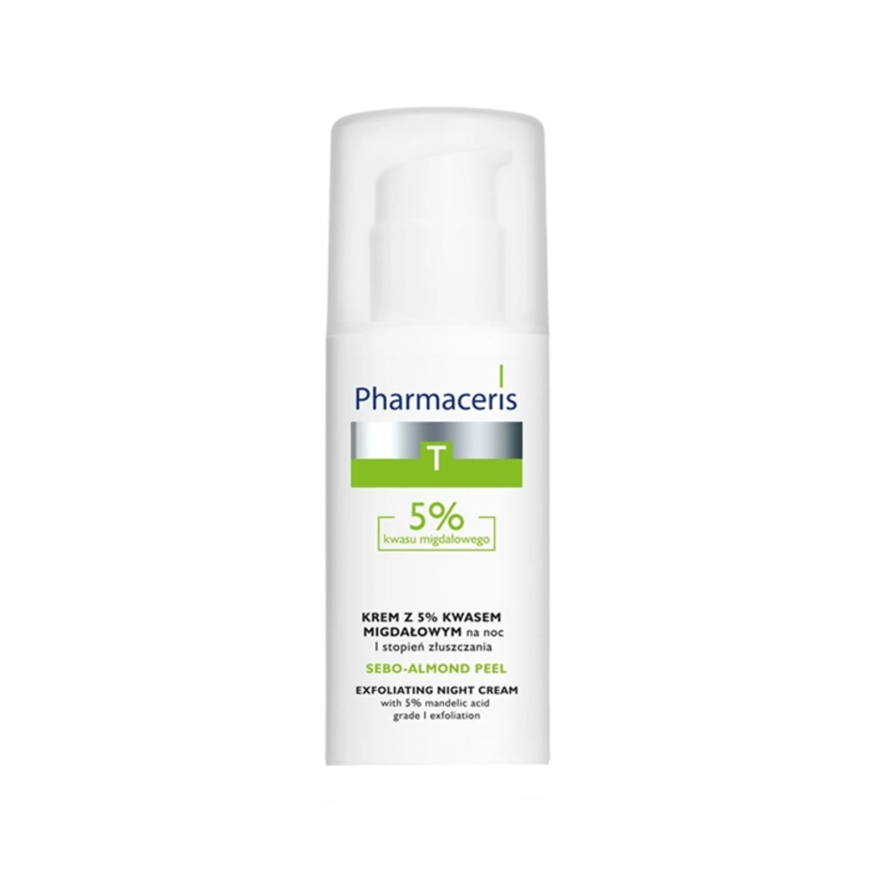 کرم شب لایه بردار سبو آلموند پیل 5% pharmaceris کرم شب لایه بردار سبو آلموند پیل 5% pharmaceris