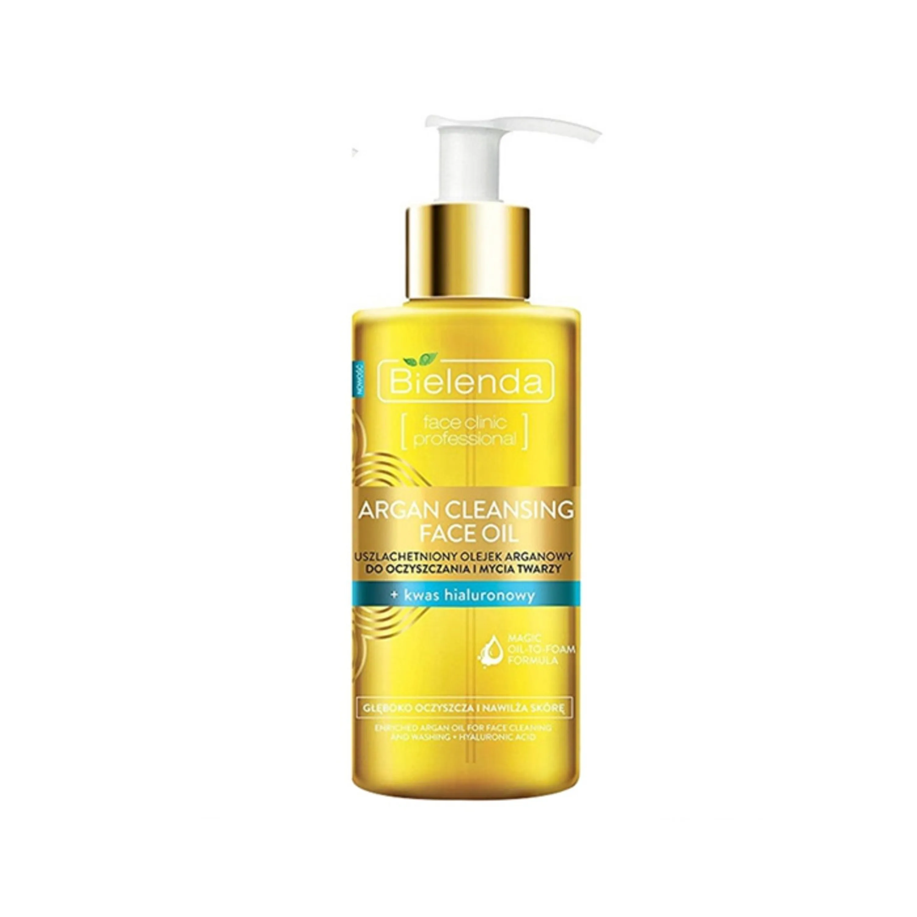 روغن پاک کننده صورت حاوی آرگان و اسید هیالورونیک Bielenda روغن پاک کننده صورت حاوی آرگان و اسید هیالورونیک Bielenda
