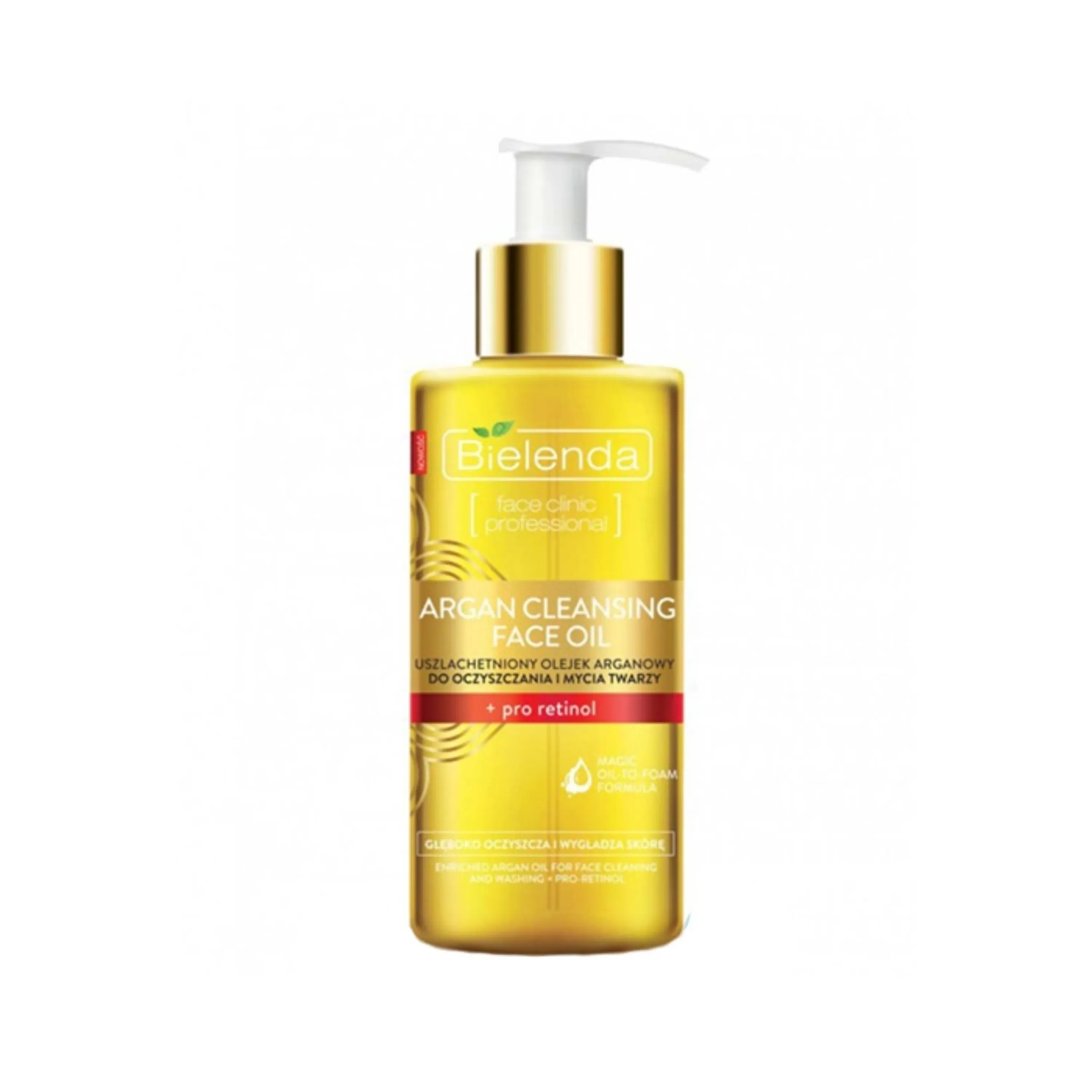 روغن پاک کننده صورت حاوی آرگان و رتینول Bielenda روغن پاک کننده صورت حاوی آرگان و رتینول Bielenda