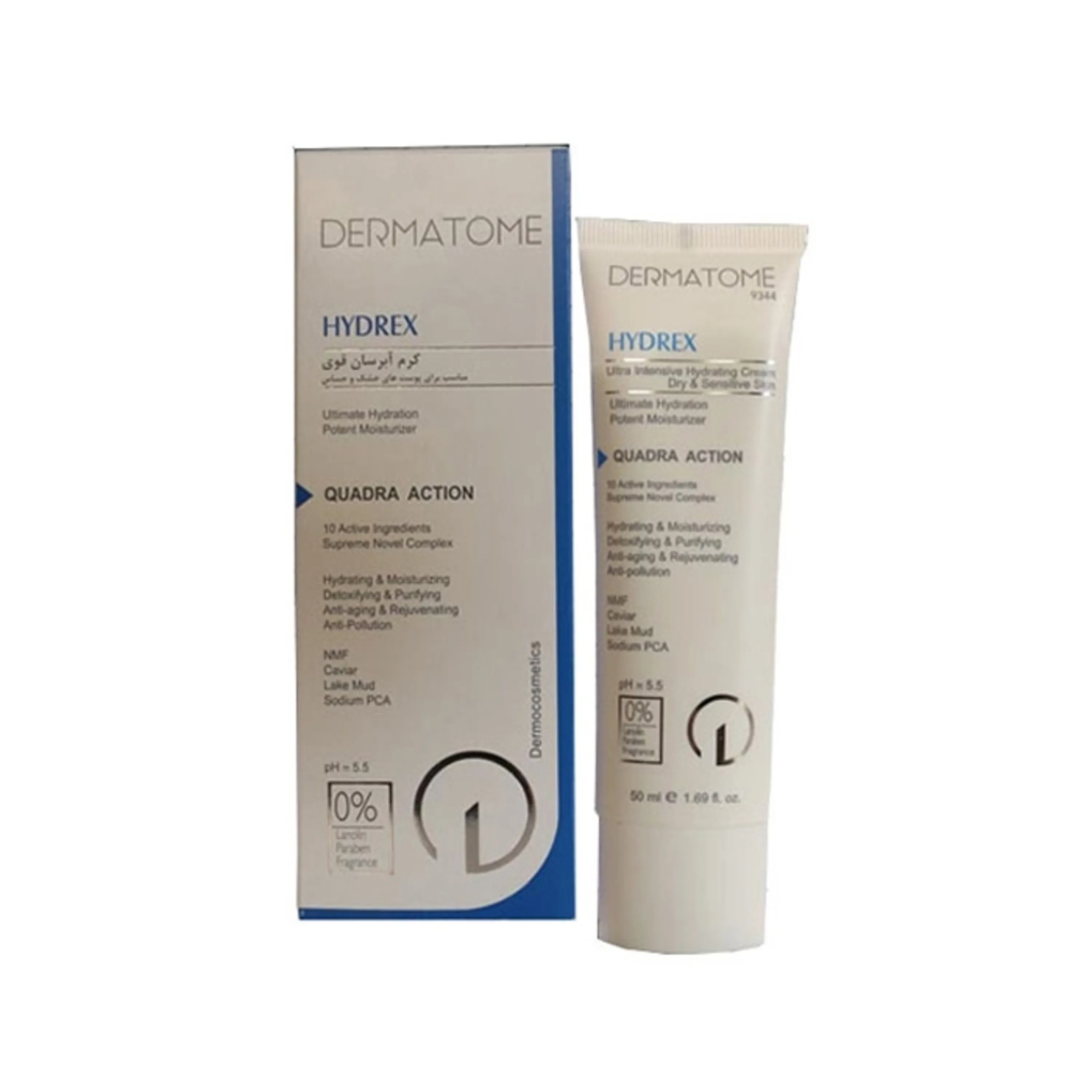 کرم آبرسان بسیار قوی هیدرکس DERMATOME