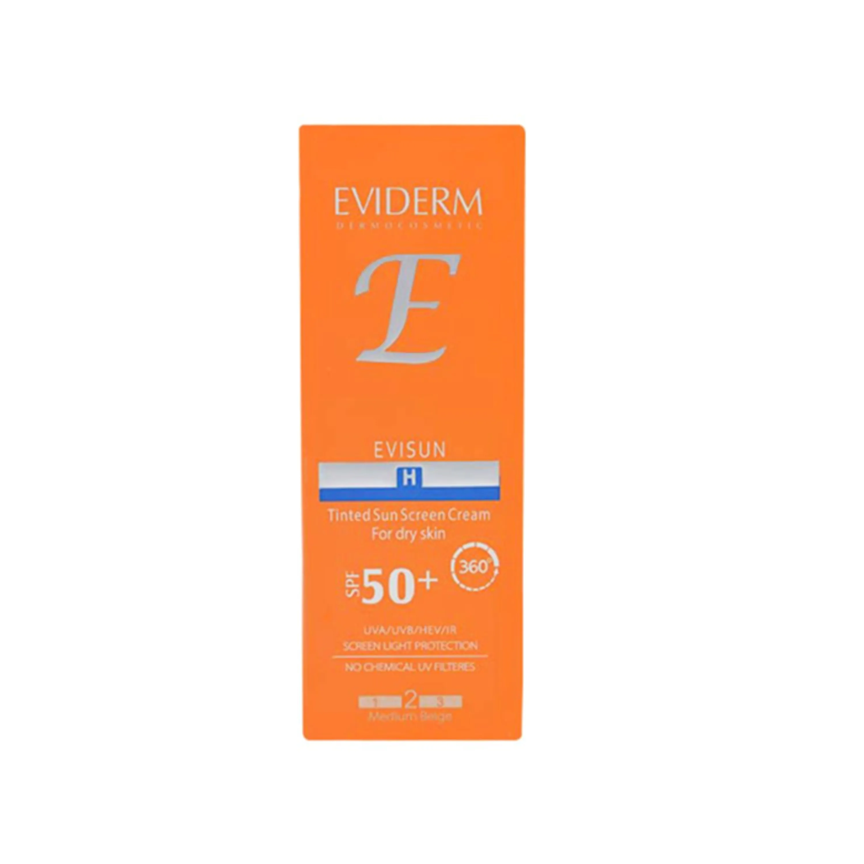کرم ضد آفتاب رنگی اویسان EVIDERM H2 SPF 50 کرم ضد آفتاب رنگی اویسان EVIDERM H2 SPF 50