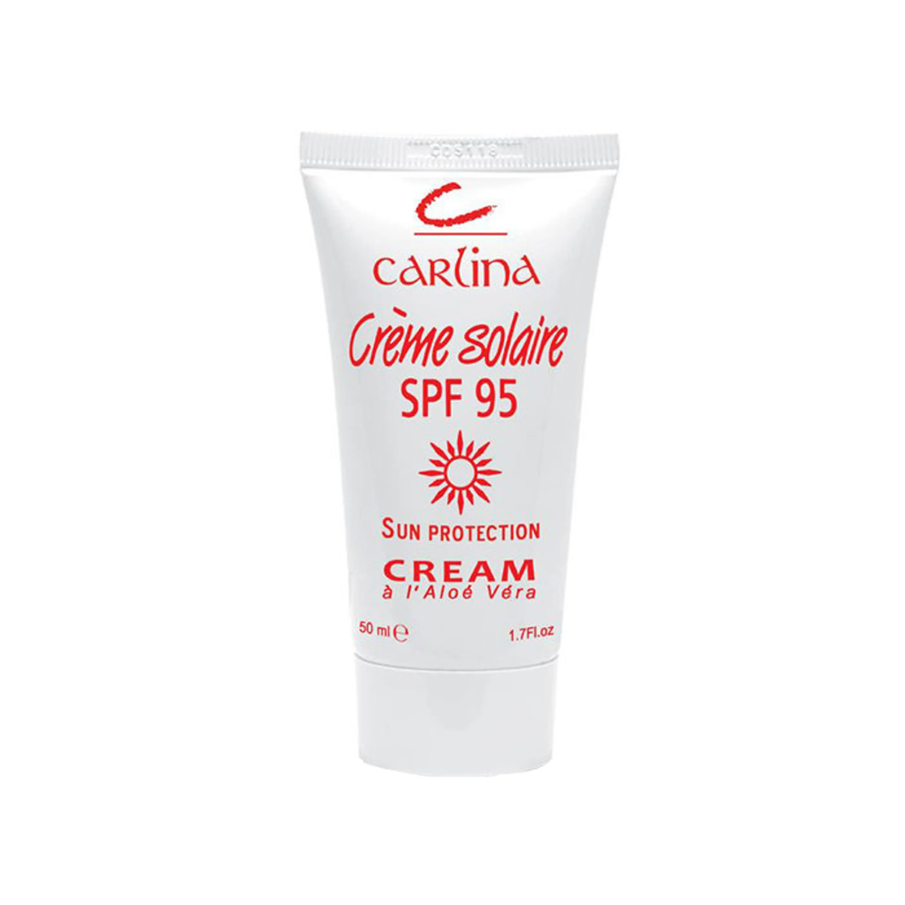 کرم ضد آفتاب آلوئه ورا CARLINA spf 95 کرم ضد آفتاب آلوئه ورا CARLINA spf 95