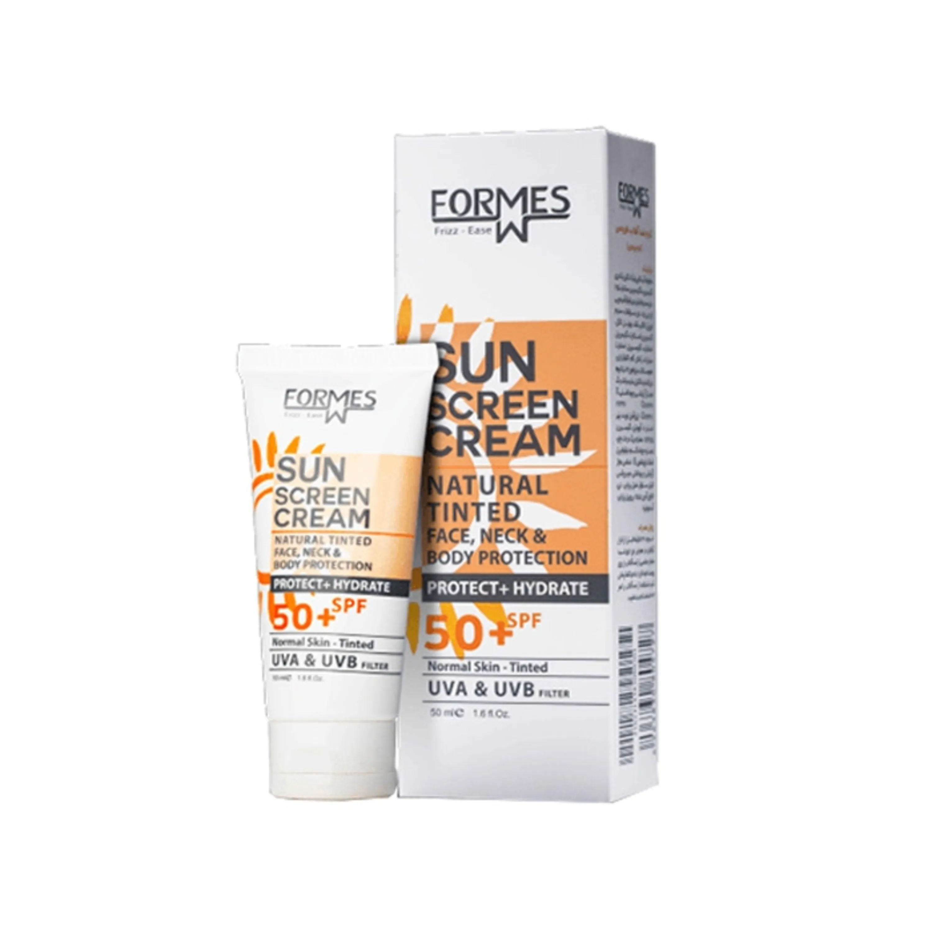 کرم ضد آفتاب رنگی با FORMES SPF50 کرم ضد آفتاب رنگی با FORMES SPF50
