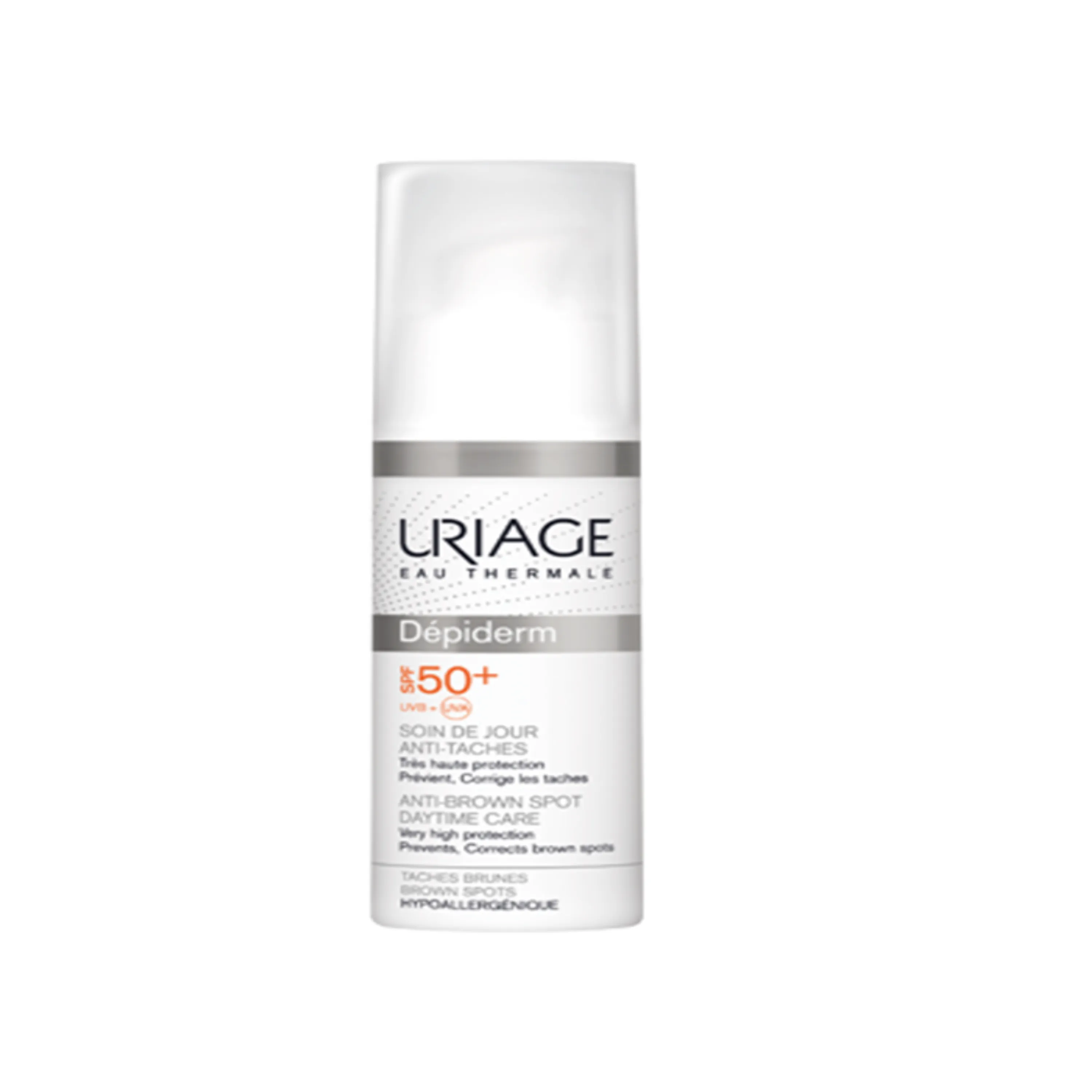 کرم ضد لک و ضد آفتاب دپیدرم URIAGE SPF50 کرم ضد لک و ضد آفتاب دپیدرم URIAGE SPF50