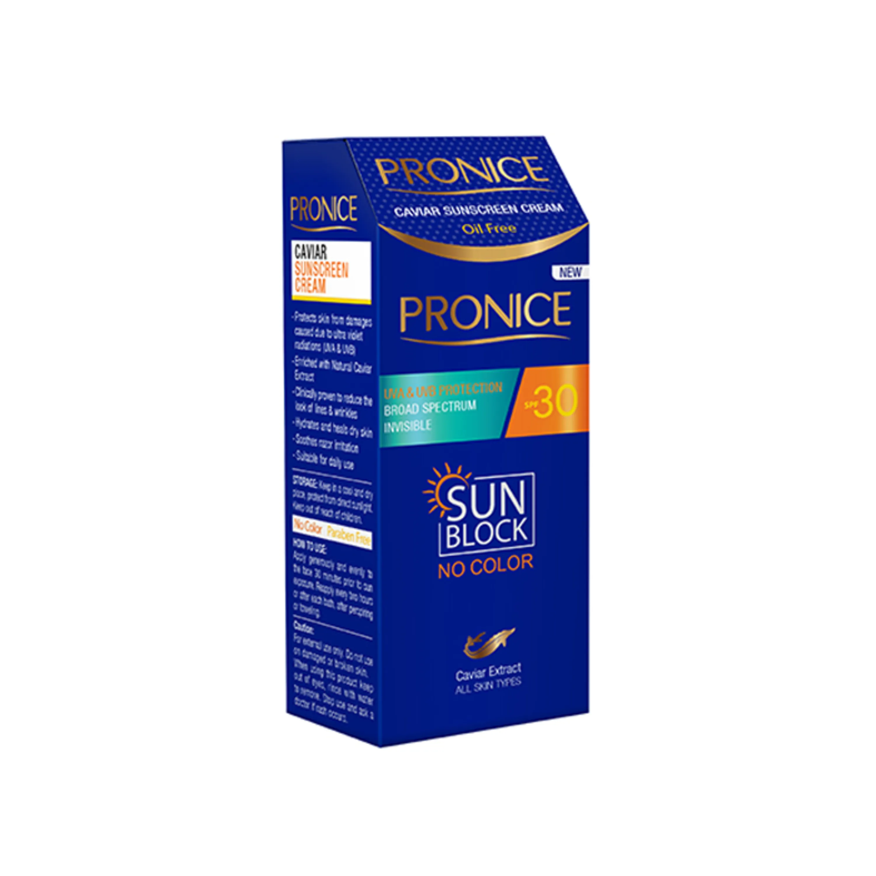 ضد آفتاب بی رنگ خاویار Pronice ضد آفتاب بی رنگ خاویار Pronice