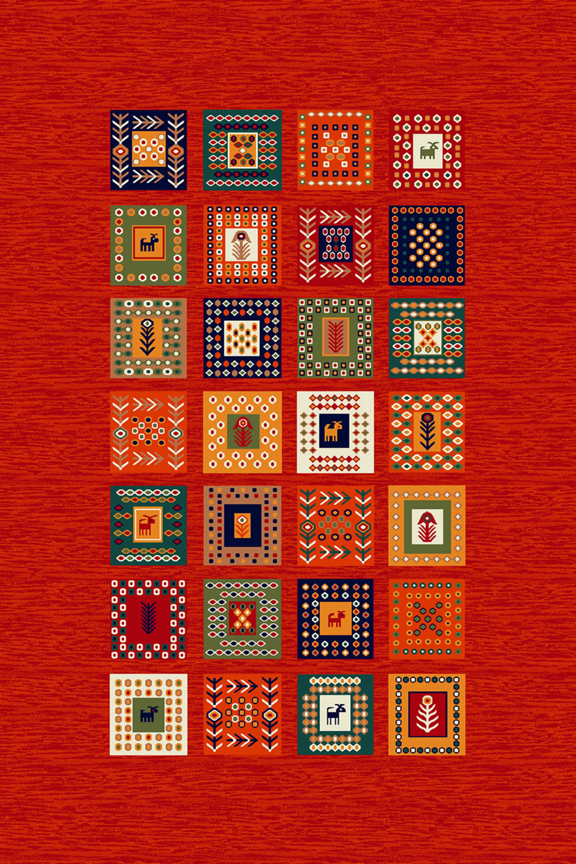 فرش ساوین طرح مهر لاکی کلکسیون گلستان فرش ساوین طرح مهر لاکی کلکسیون گلستان