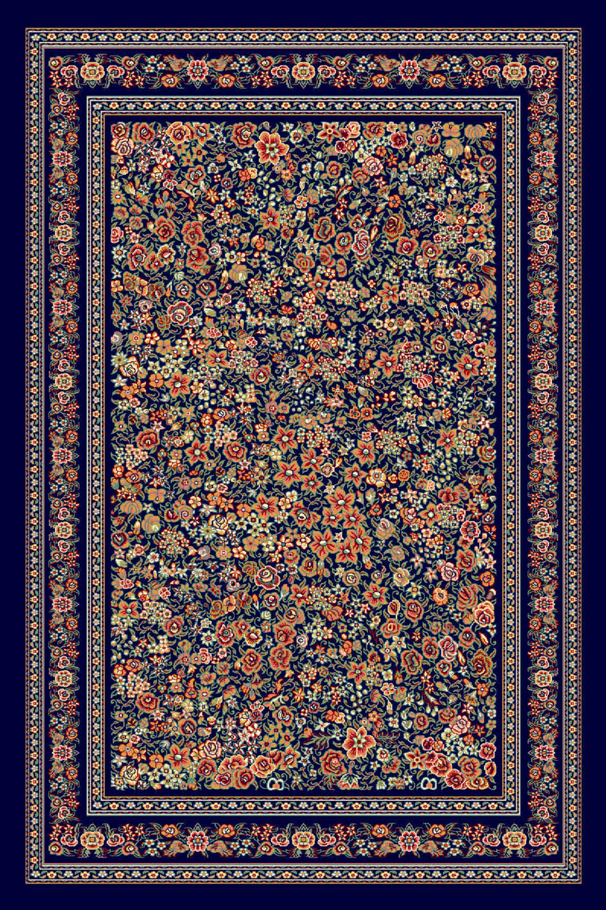 فرش  ساوین طرح گلشیفته سرمه ای کلکسیون شاهسون فرش  ساوین طرح گلشیفته سرمه ای کلکسیون شاهسون