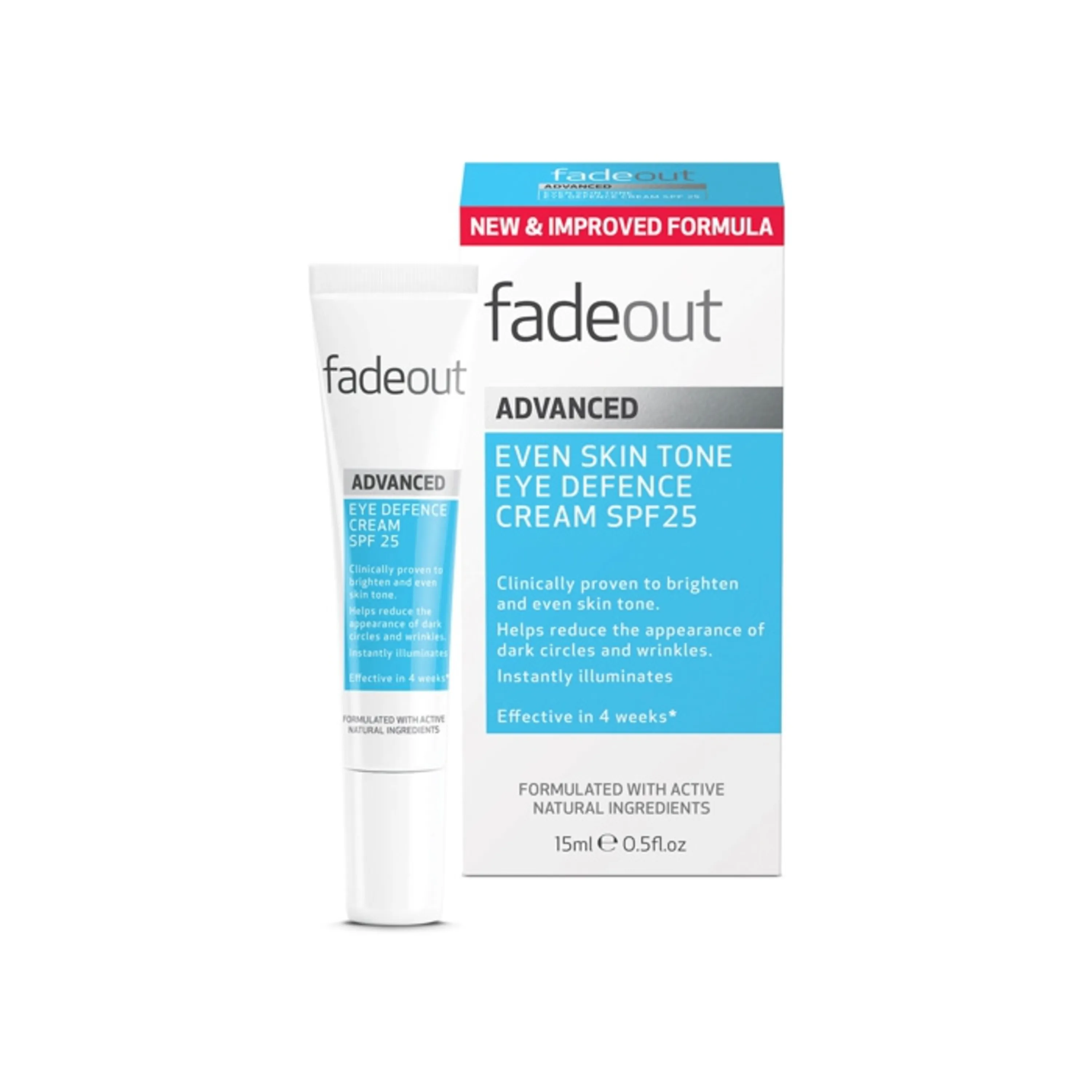 کرم ضد چروک و روشن کننده دور چشم fadeout SPF25 کرم ضد چروک و روشن کننده دور چشم fadeout SPF25