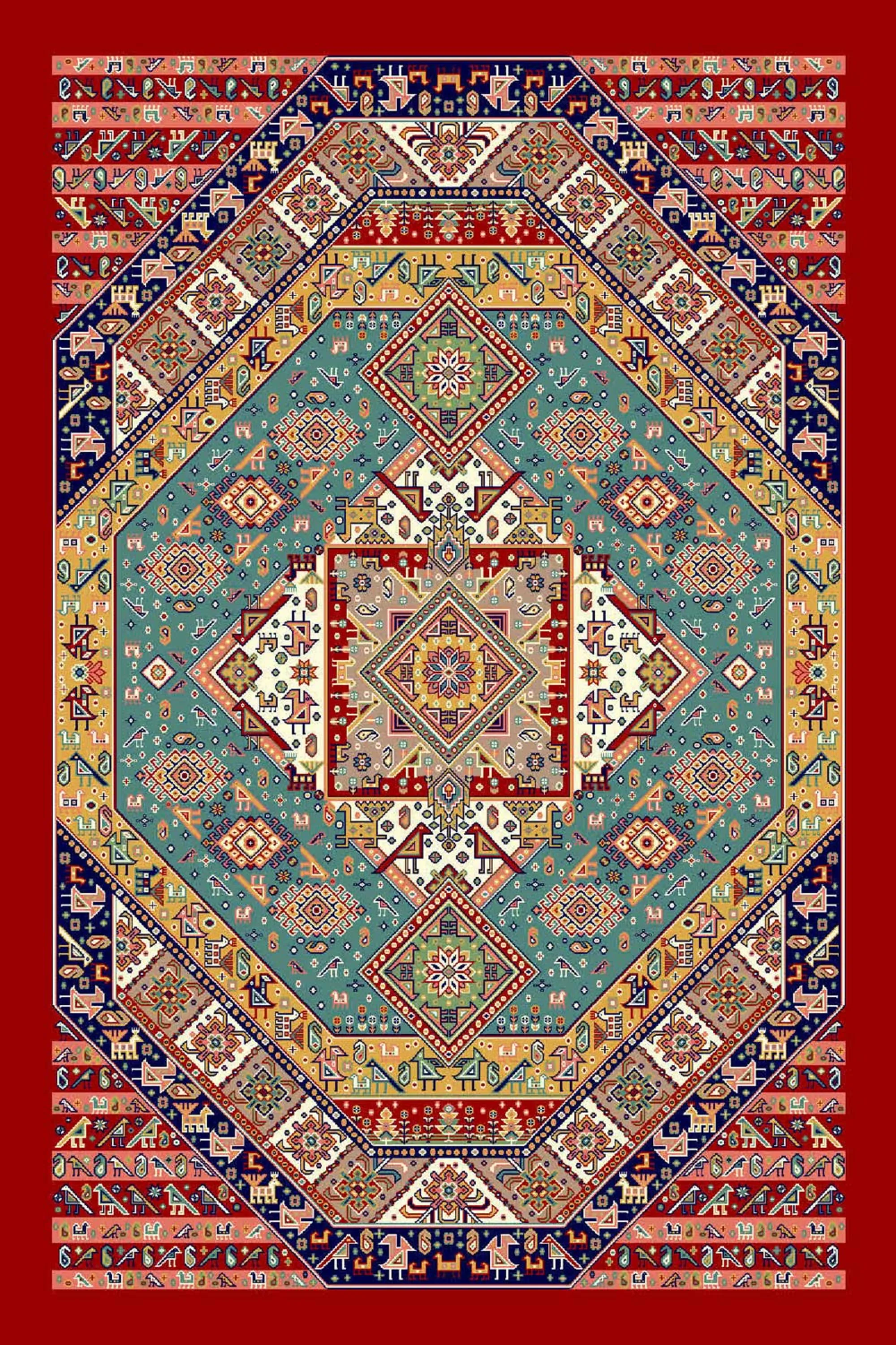 فرش ساوین طرح 7212 لاکی کلکسیون شاهسون فرش ساوین طرح 7212 لاکی کلکسیون شاهسون