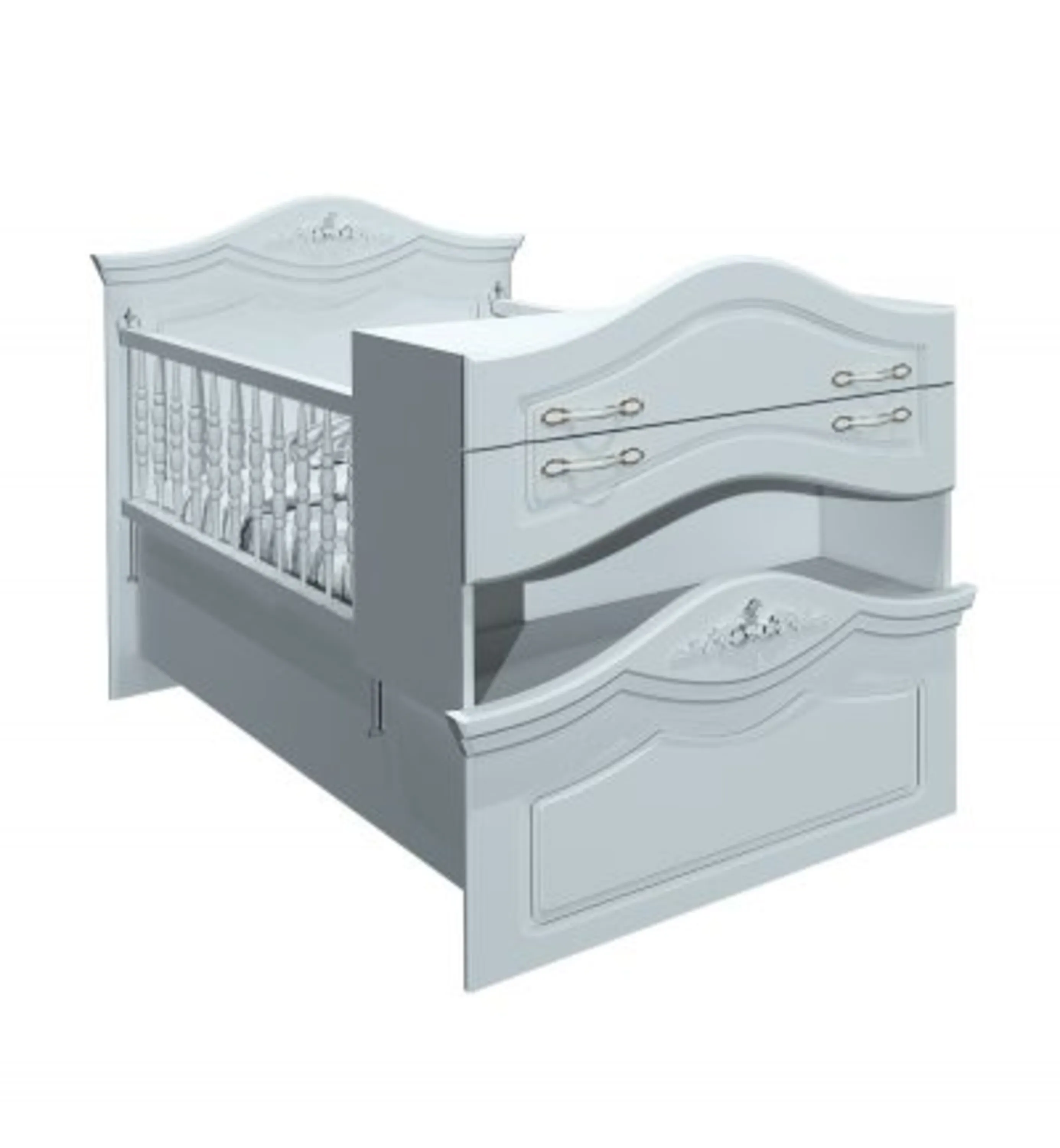 تخت خواب نوزاد پرنس