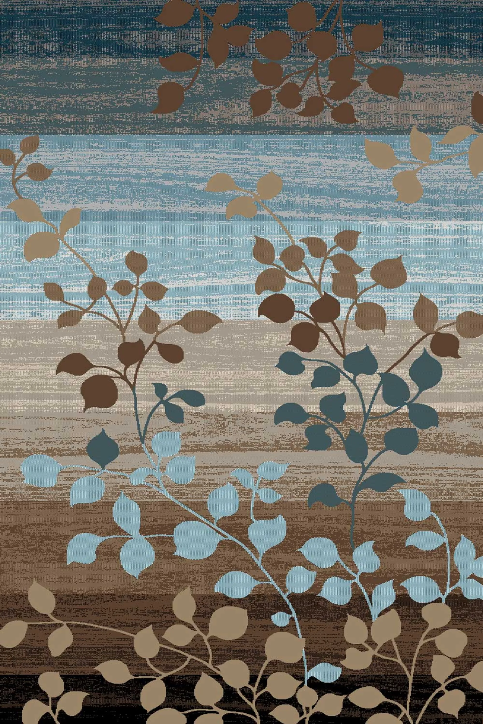 فرش طرح 4001 شکلاتی کلکسیون ویژن