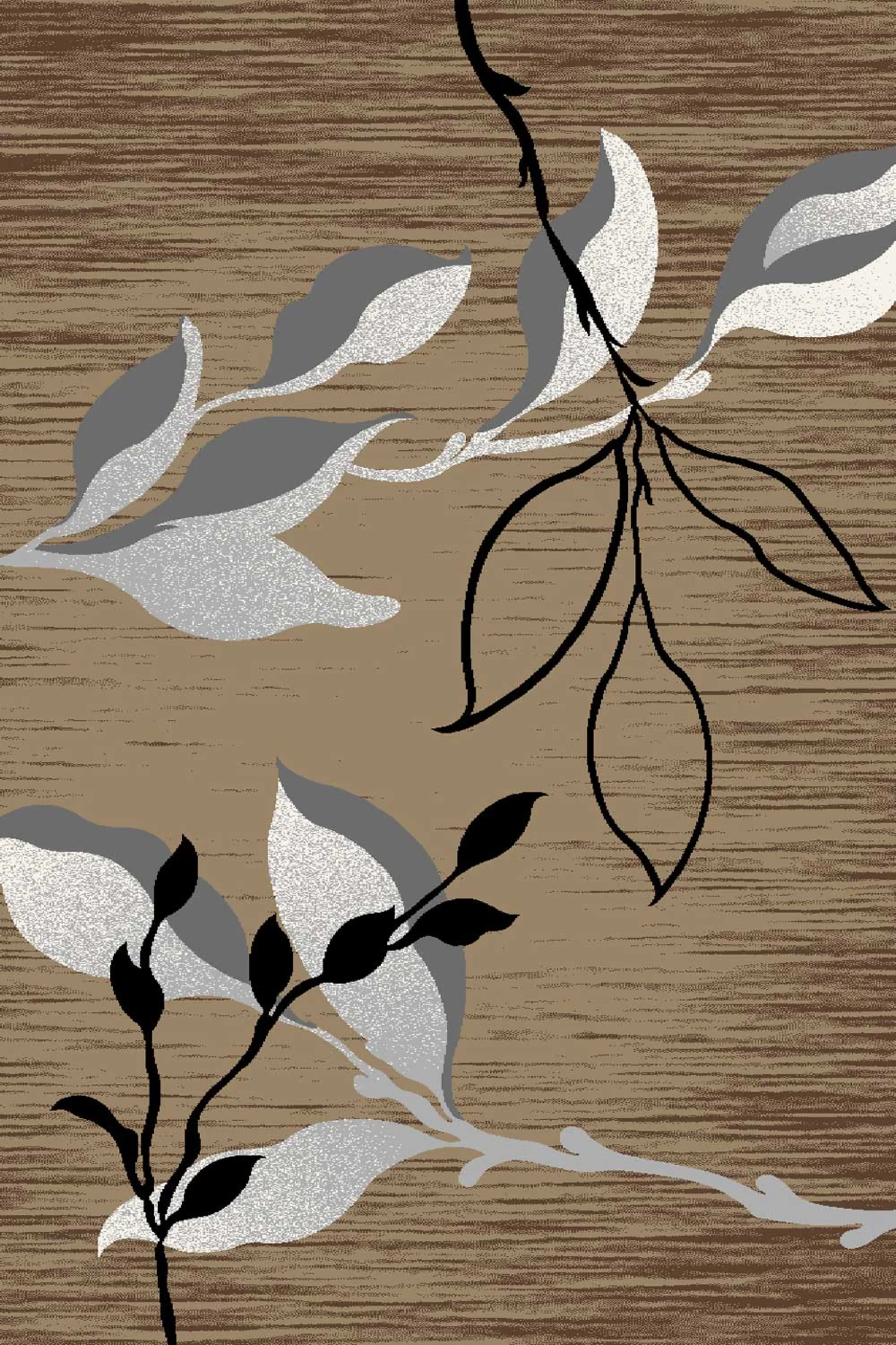 فرش طرح 4000 شکلاتی کلکسیون ویژن