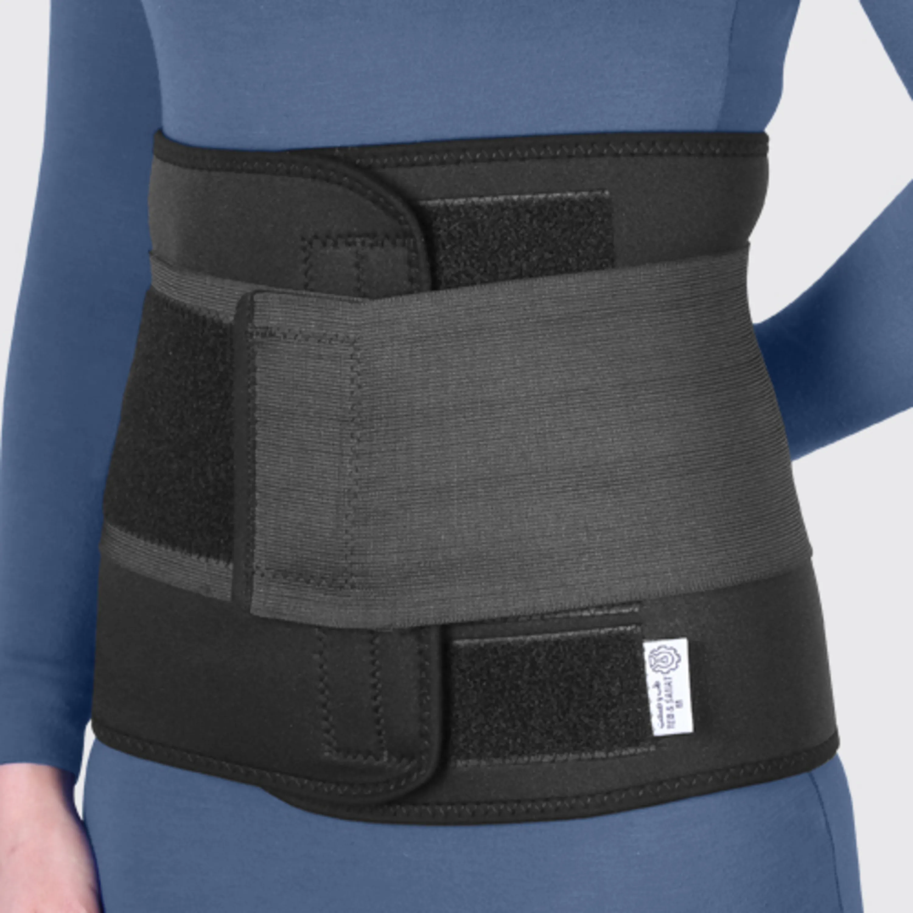 شکم بند لاغری ورزشی نئوپرن با کش دوبل طب وصنعت Neoprene Abdominal Binder Double rubber