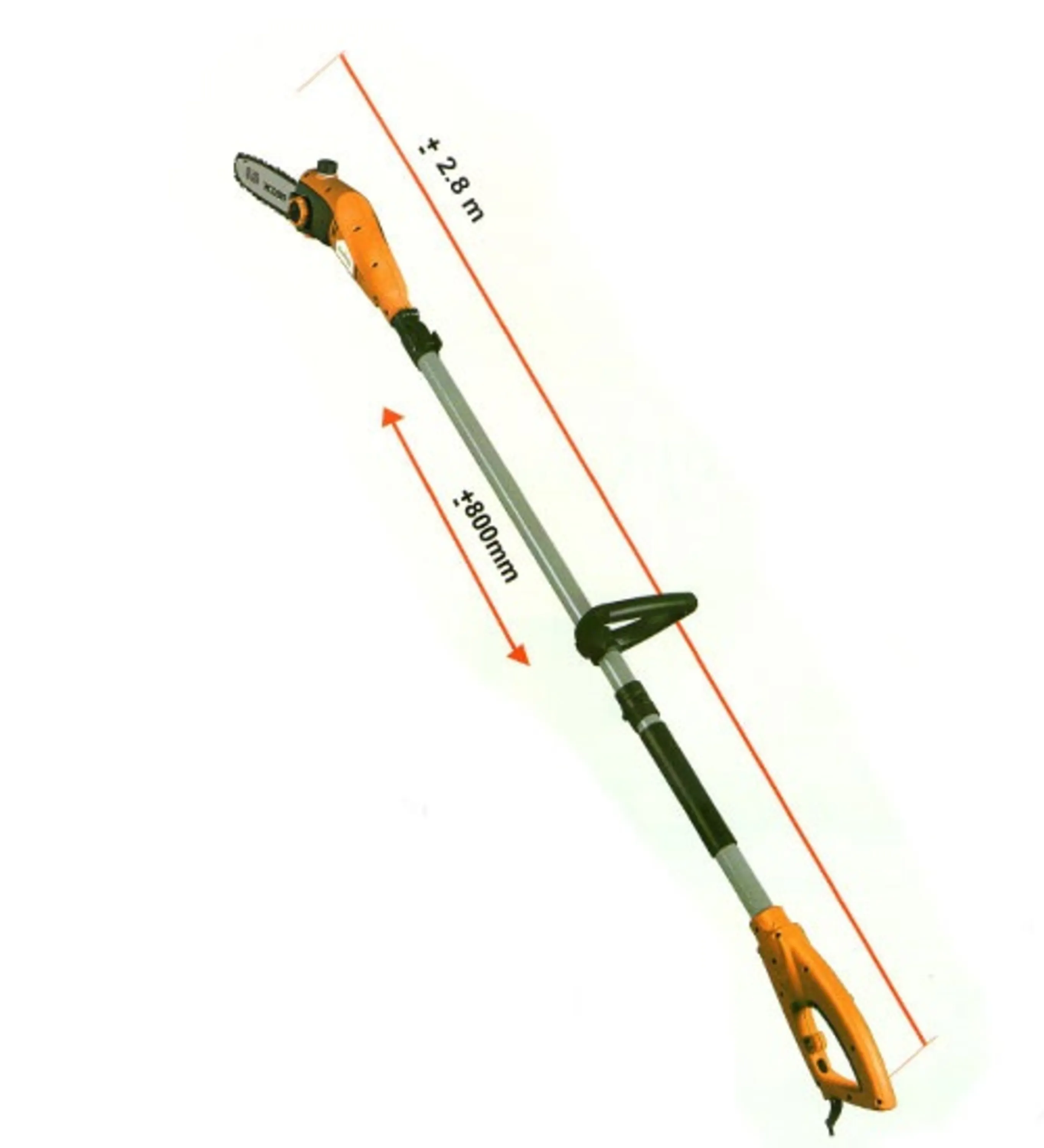 سر شاخه زن برقی 25 سانت 550 وات تاپ گاردنPOLE-MOUNTED POWERED PRUNER EPS-2205 سر شاخه زن برقی 25 سانت 550 وات تاپ گاردنPOLE-MOUNTED POWERED PRUNER EPS-2205