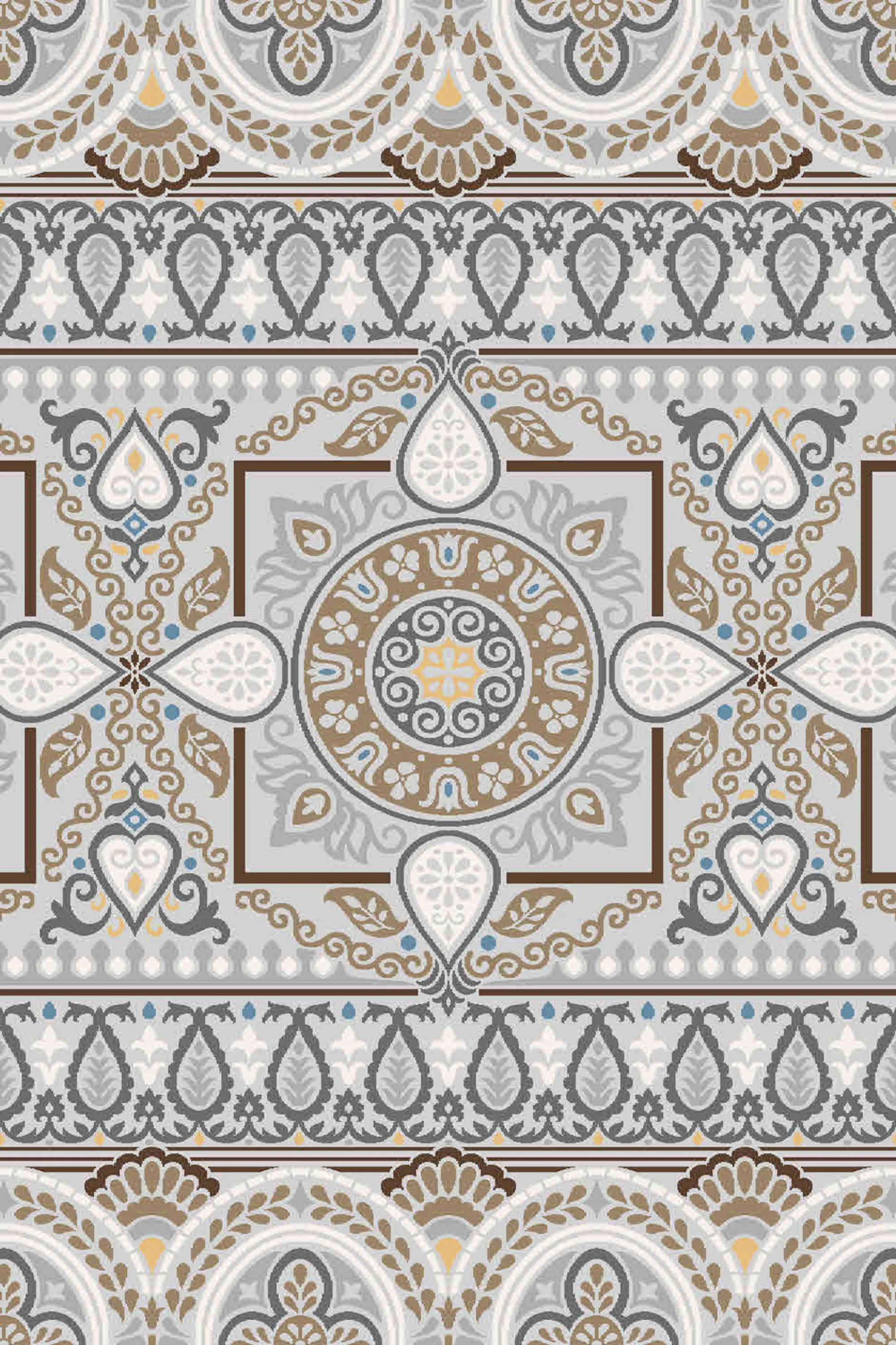 فرش ساوین طرح 7416 نقره ای کلکسیون آویژه فرش ساوین طرح 7416 نقره ای کلکسیون آویژه