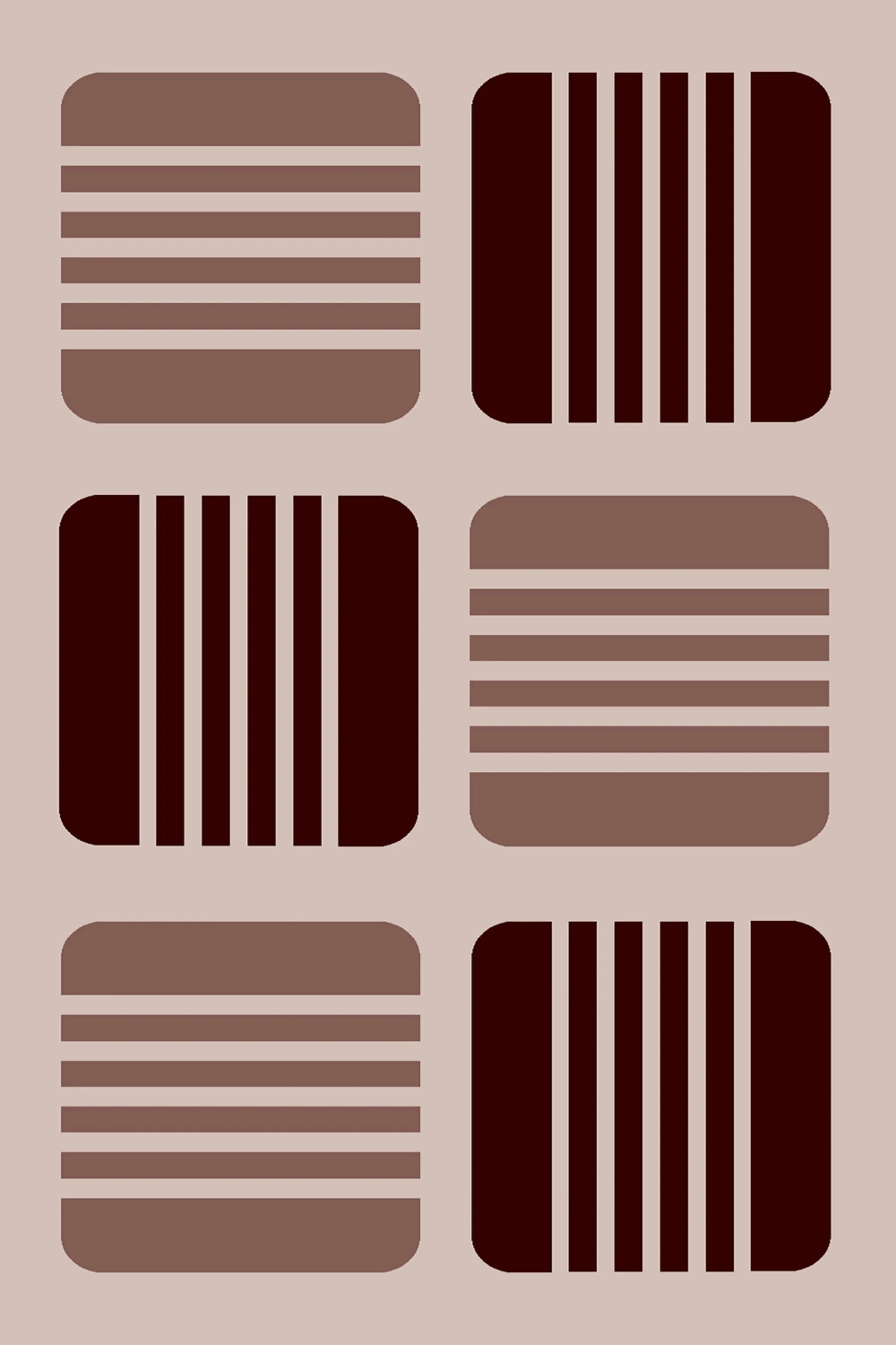 فرش ساوین طرح آرشا شکلاتی کلکسیون صدف