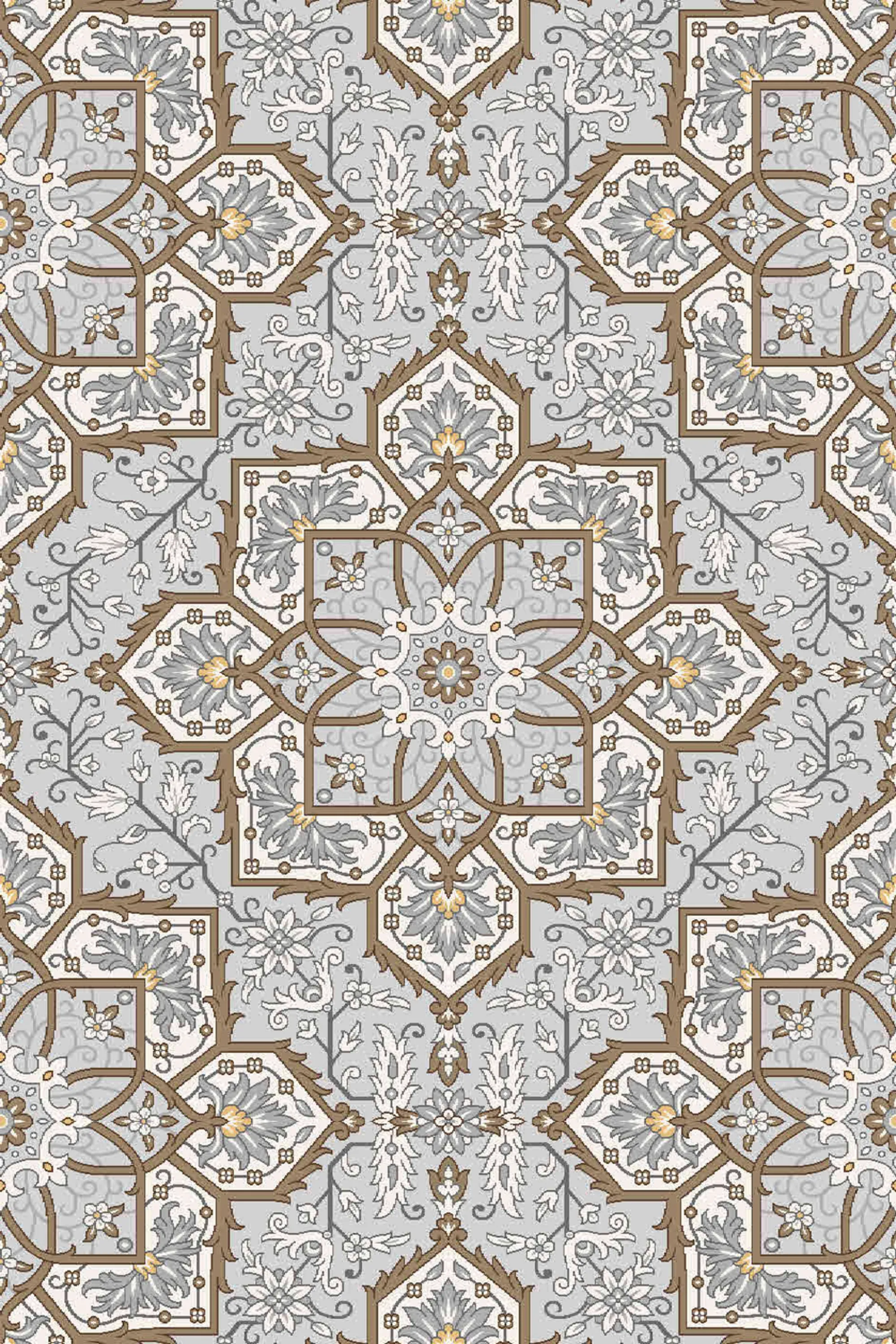 فرش ساوین طرح 7411 نقره ای کلکسیون آویژه فرش ساوین طرح 7411 نقره ای کلکسیون آویژه