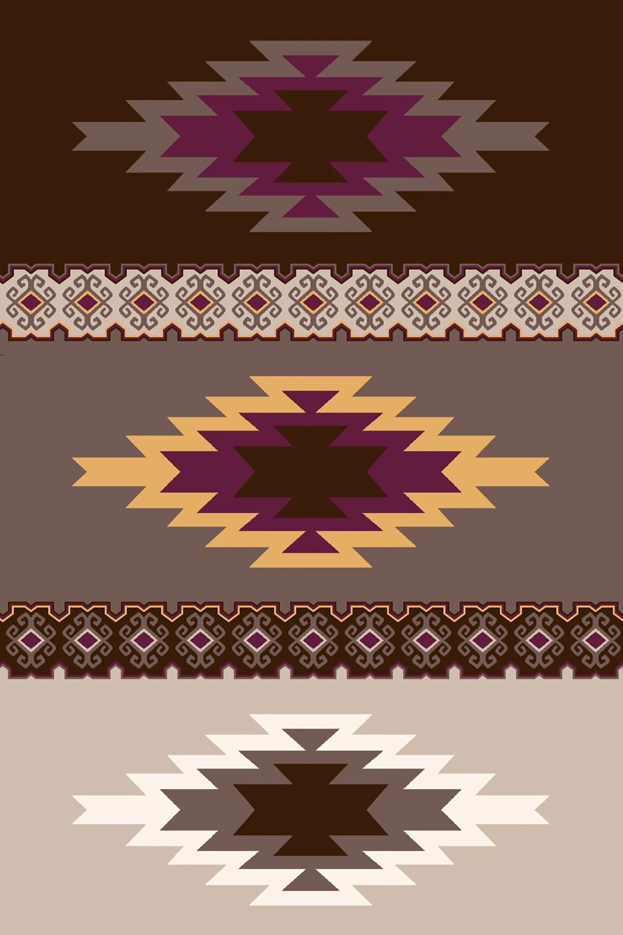 فرش ساوین طرح پوپک نسکافه ای کلکسیون صدف