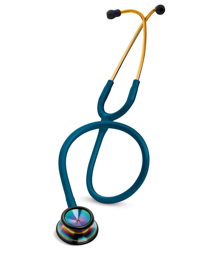 گوشی معاینه پزشکی لیتمن کلاسیک دو مدل آبی کاربنی (رنگین کمانی) 2823 LITTMANN CLASSIC II