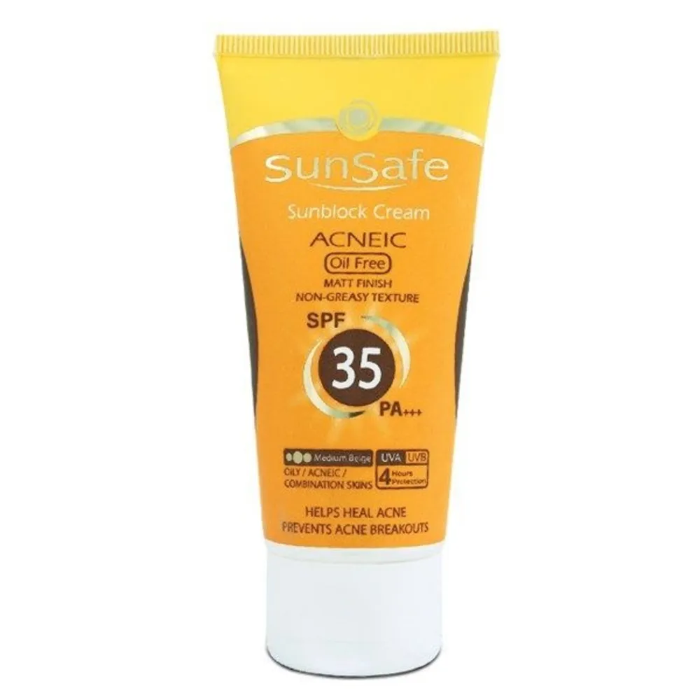 کرم ضد آفتاب آنتی آکنه SunSafe SPF 35
