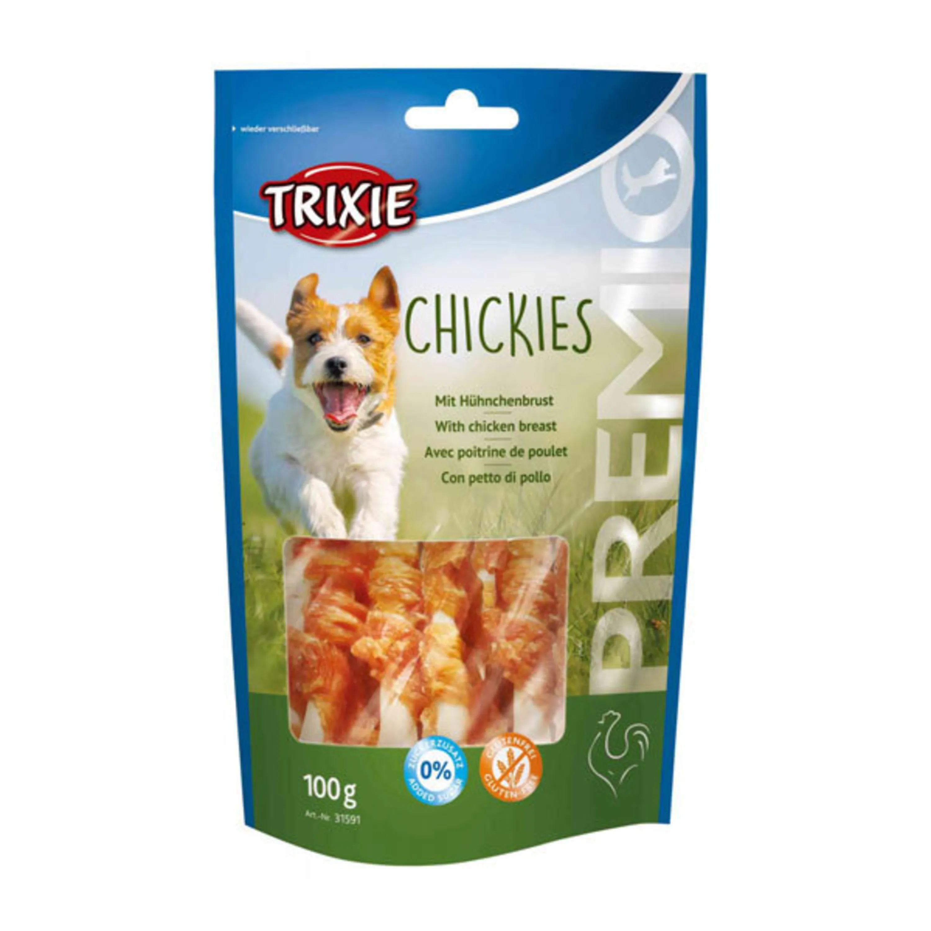 تشویقی سگ با دورپیچ مرغ تریکسی – Trixie Chickies تشویقی سگ با دورپیچ مرغ تریکسی – Trixie Chickies