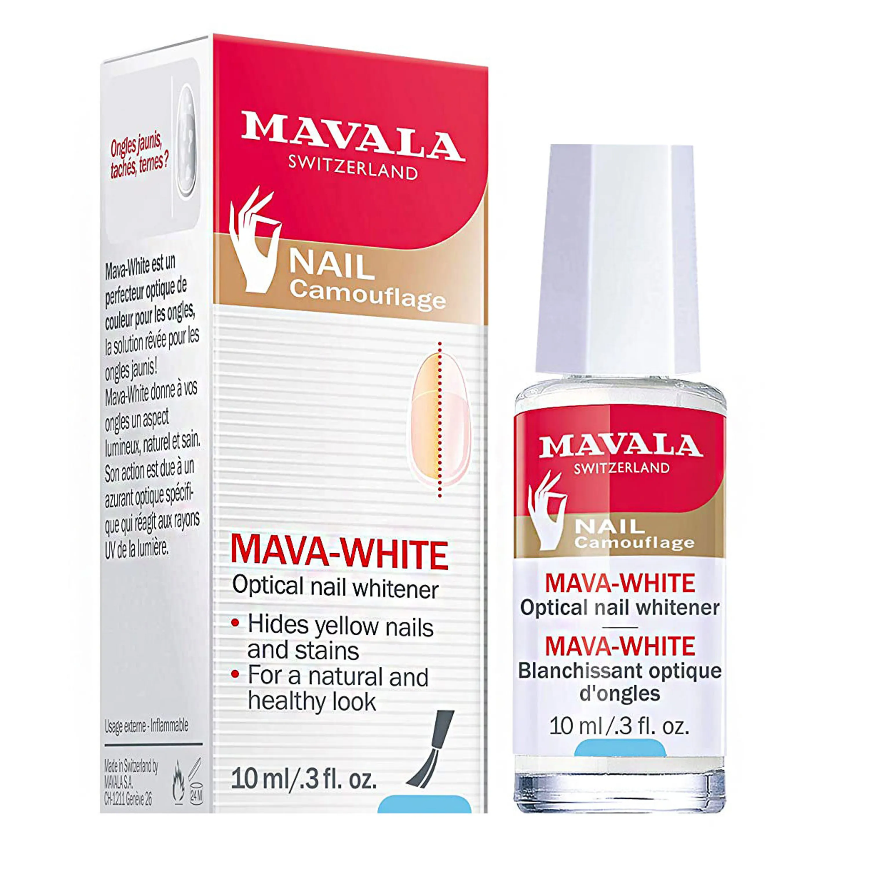 محلول بهبود دهنده رنگ ناخن مدل ماوا وایت ماوالا محلول بهبود دهنده رنگ ناخن مدل ماوا وایت ماوالا