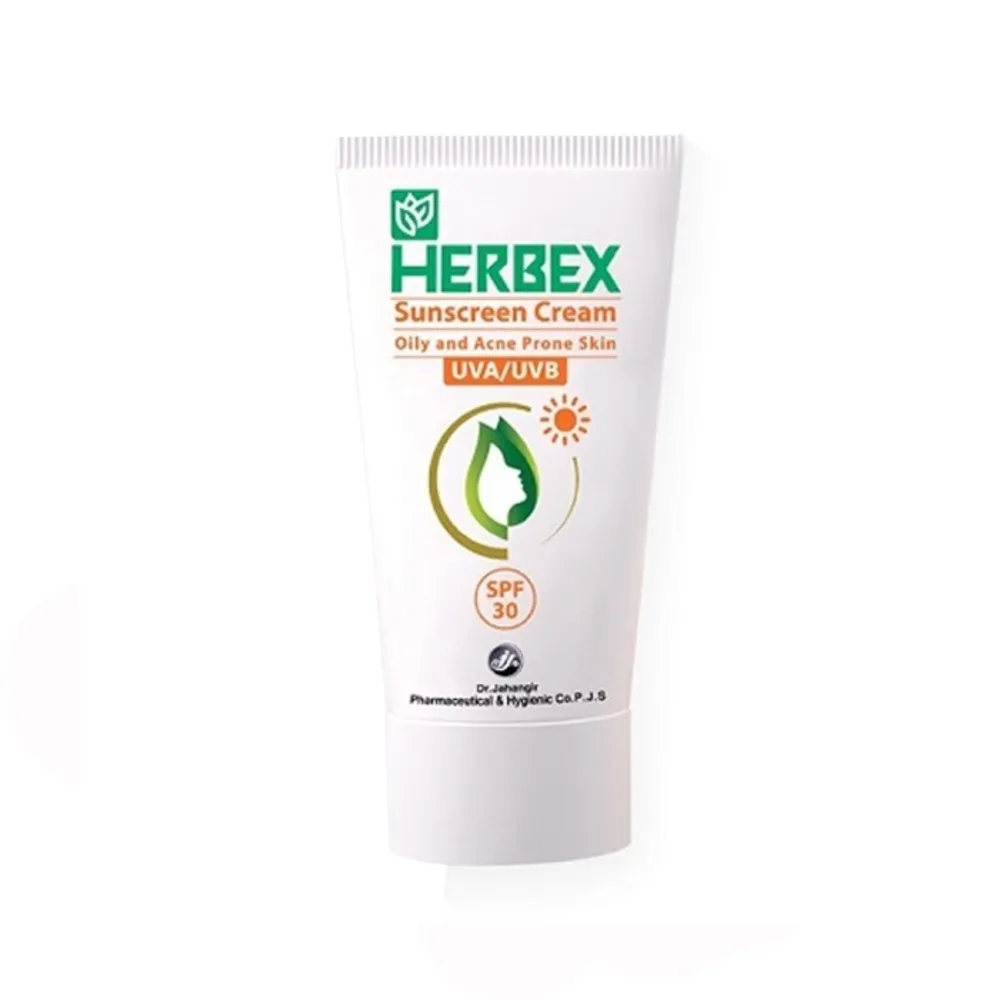 کرم ضد آفتاب بی رنگ HERBEX