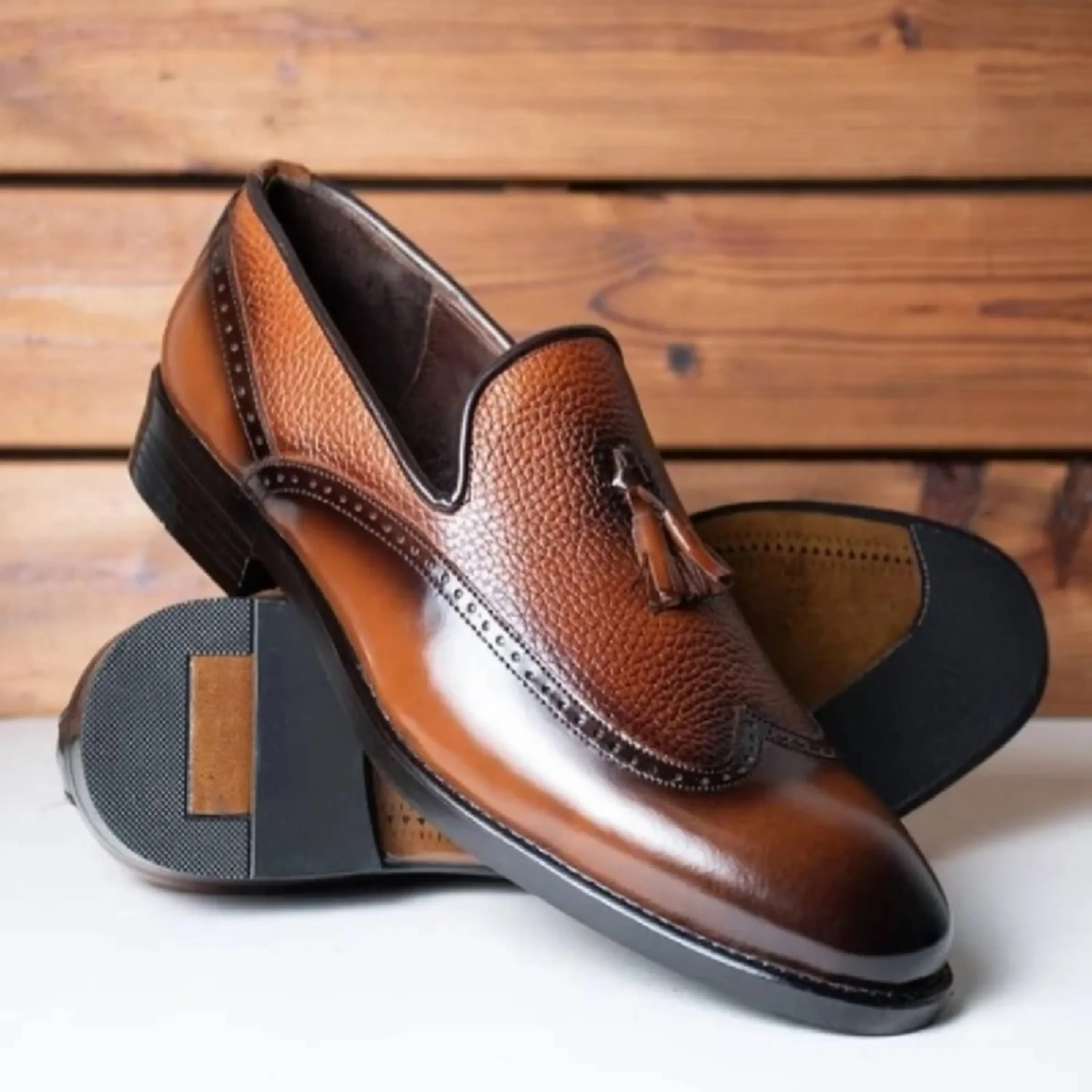 کفش چرم مردانه مدل M6 کفش چرم مردانه مدل M6